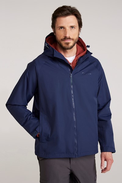 Gateley Mens Waterproof Jacket - Navy