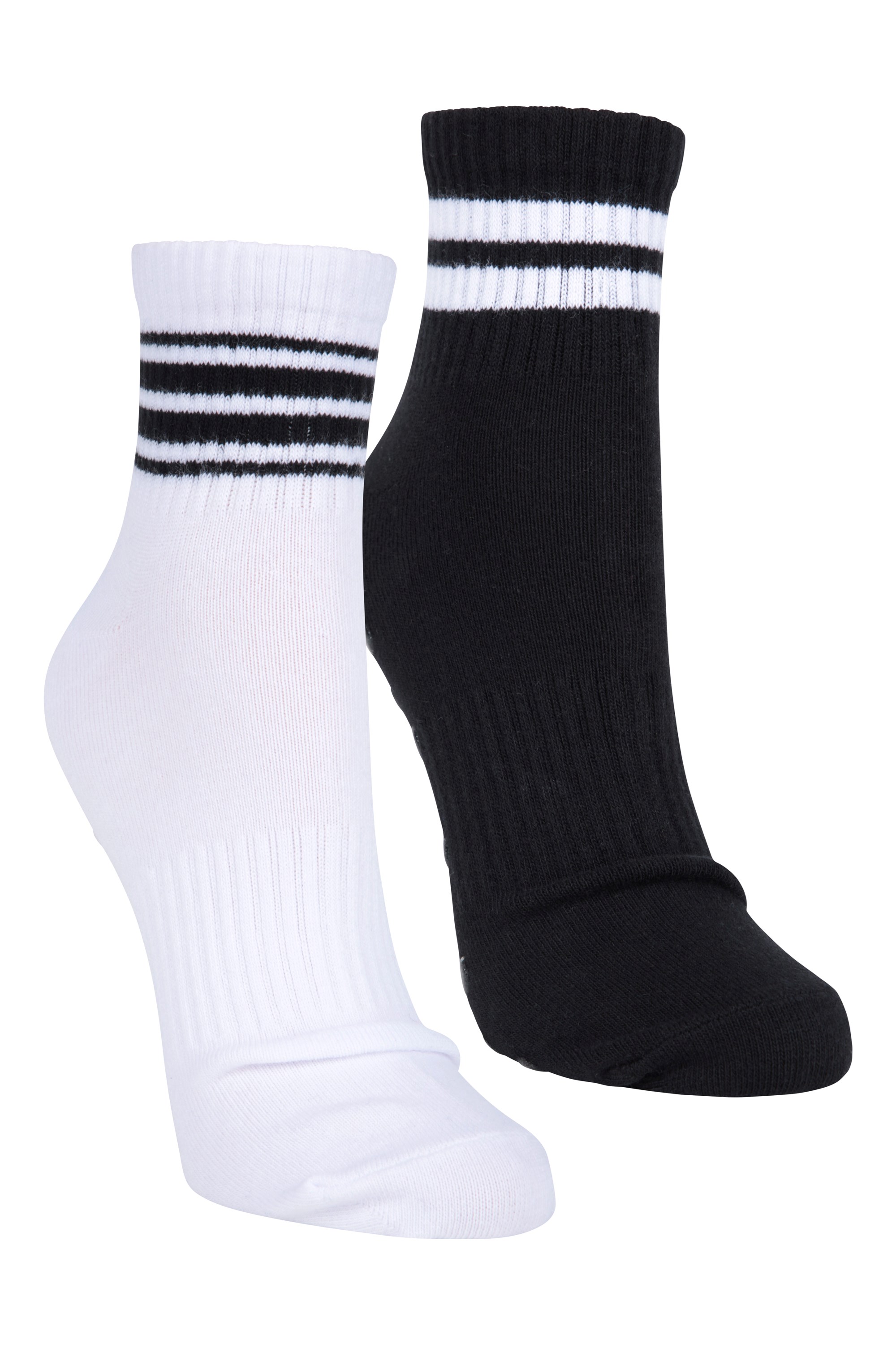 Grippi Womens Exercise Sock - 2PK