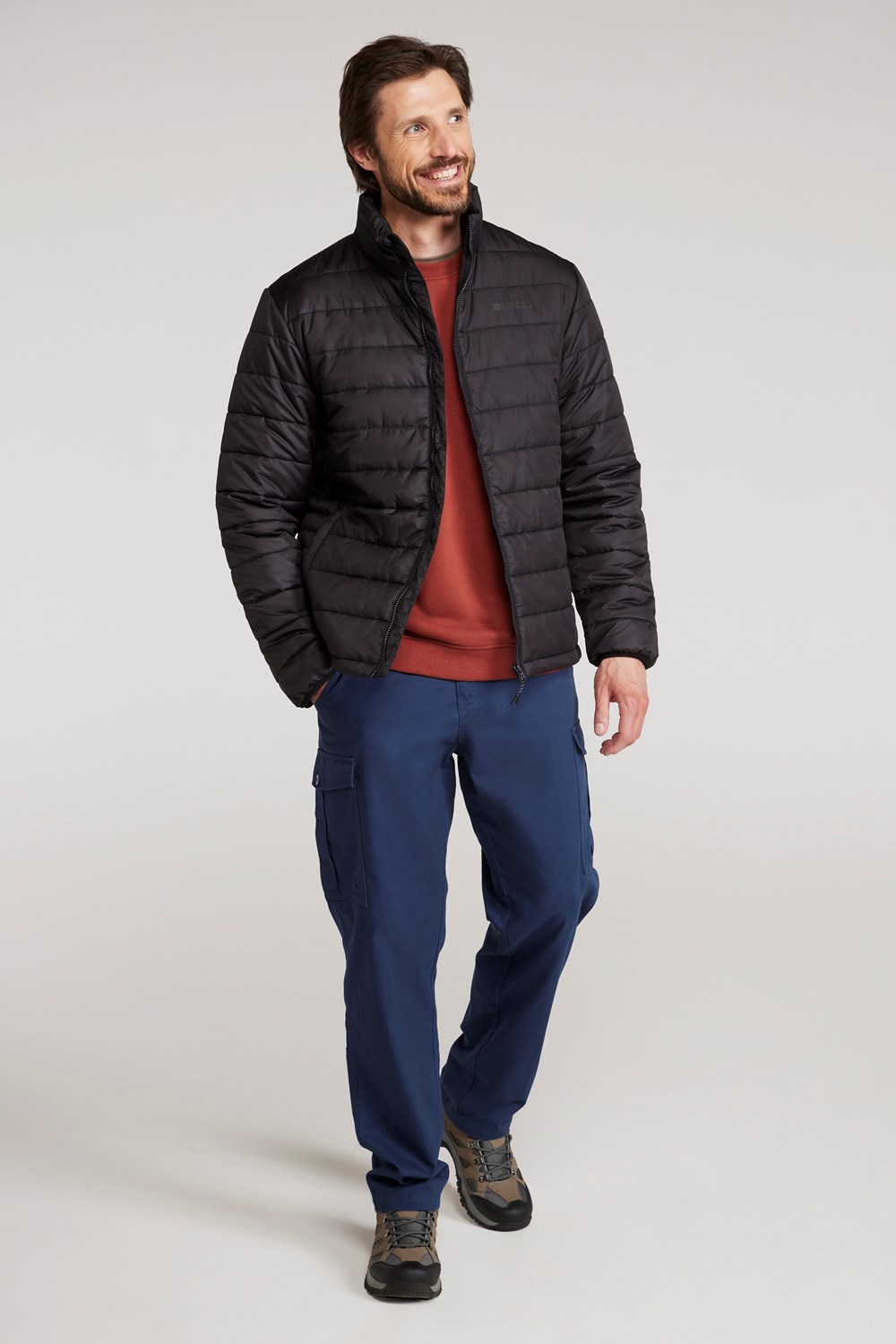 Mountain Warehouse Mens Deaks Water Resistant Padded Jacket - Picture 16 of 35