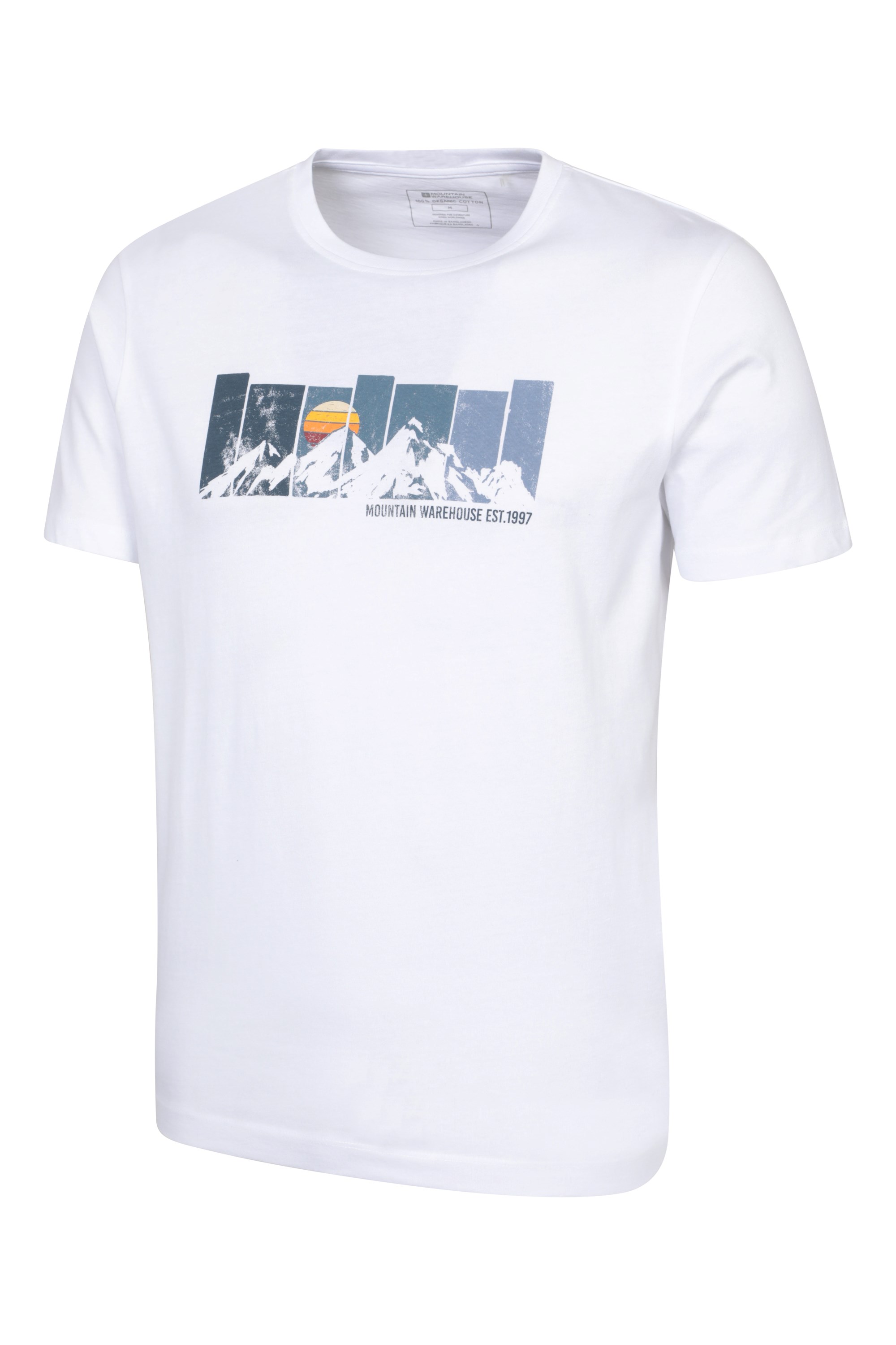 Gradient Mountain Men's Graphic T-Shirt