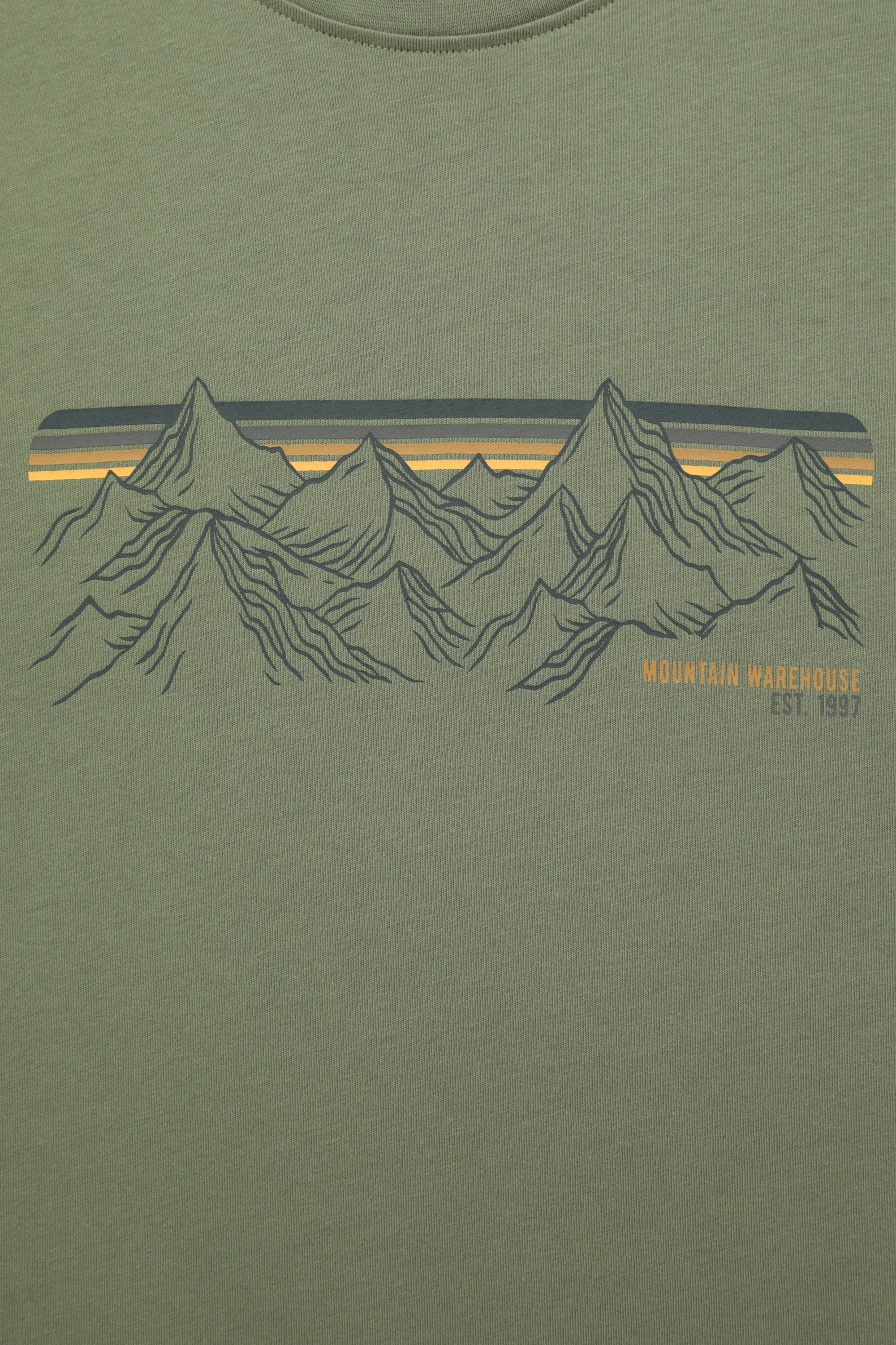 Mountain Stripe Men's Graphic T-Shirt