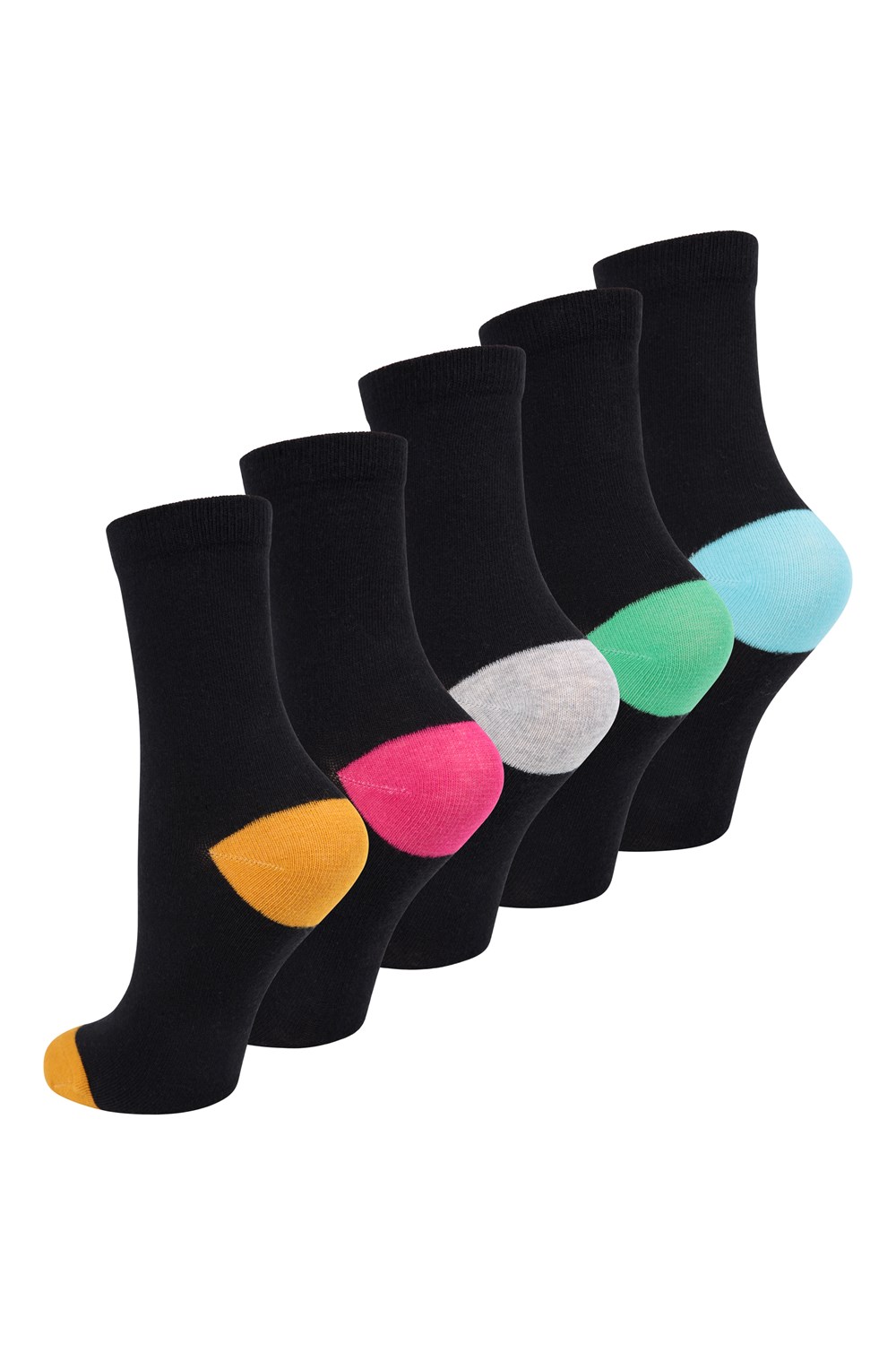 Mountain Warehouse Everyday Kids Polygiene Mid-Calf Sock 5Pk Socks - Picture 12 of 36