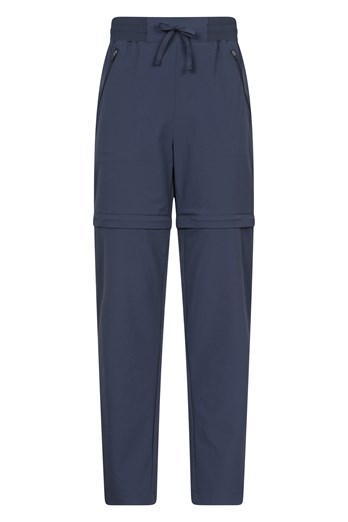 Explorer Womens Shorter Zip Off Trousers Navy