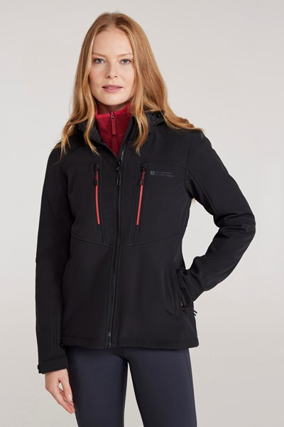 Genesis Womens Softshell Jacket - Black