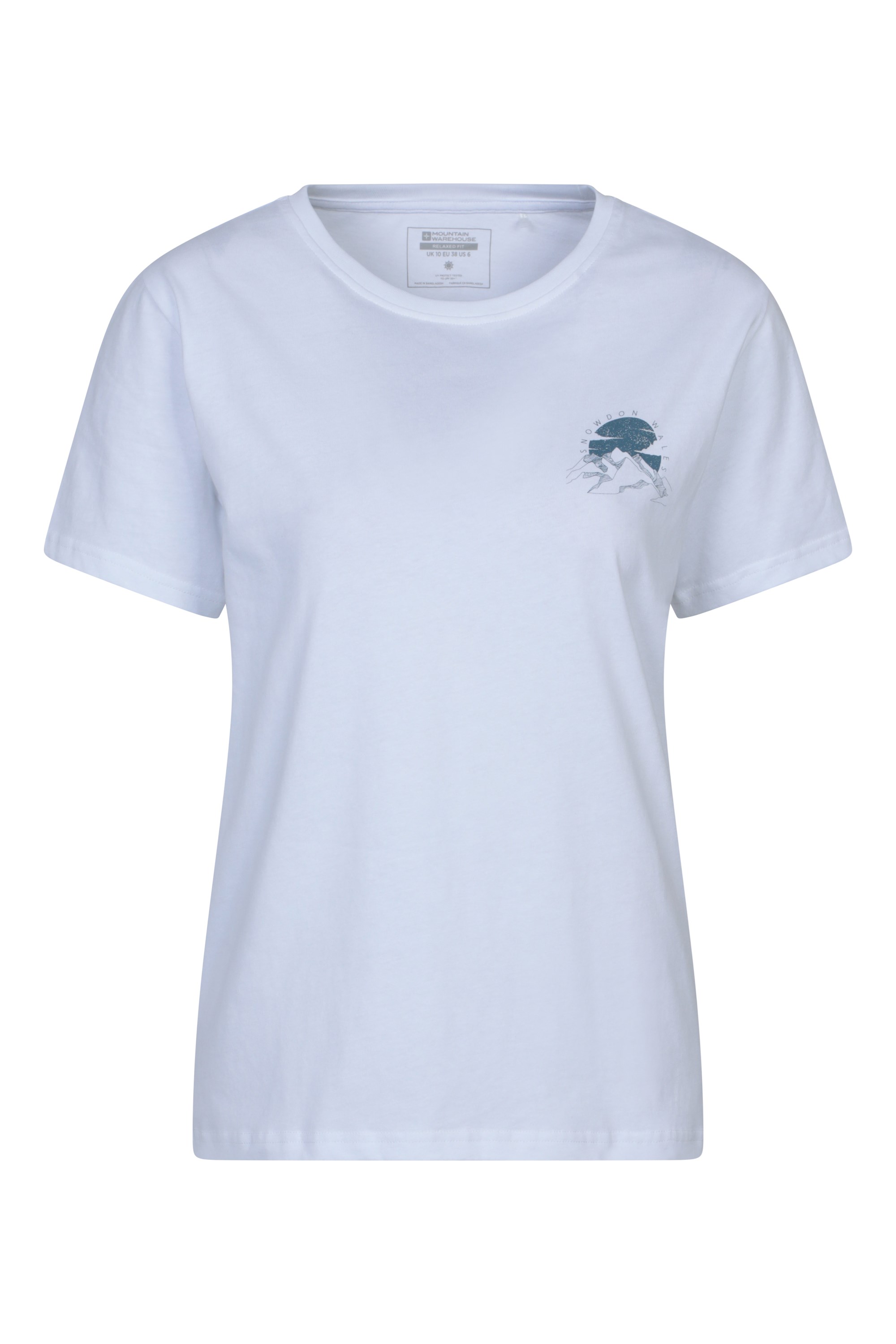 Snowdon Womens Relaxed Short-Sleeved T-Shirt | Mountain
