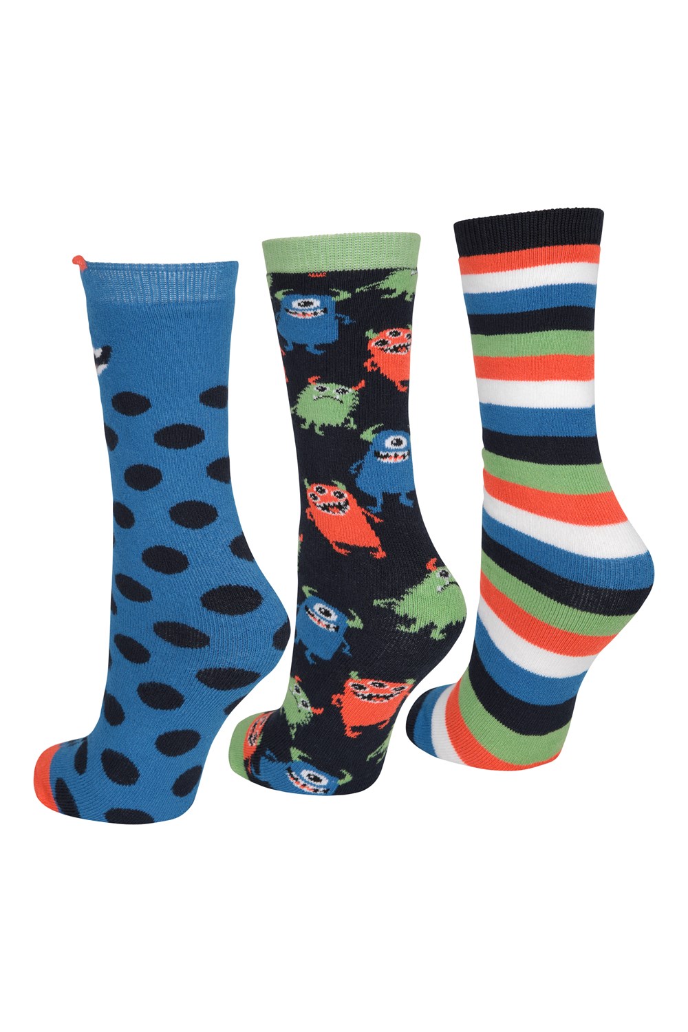 Mountain Warehouse Welly Kids Sock 3 Pack Socks - Picture 10 of 21