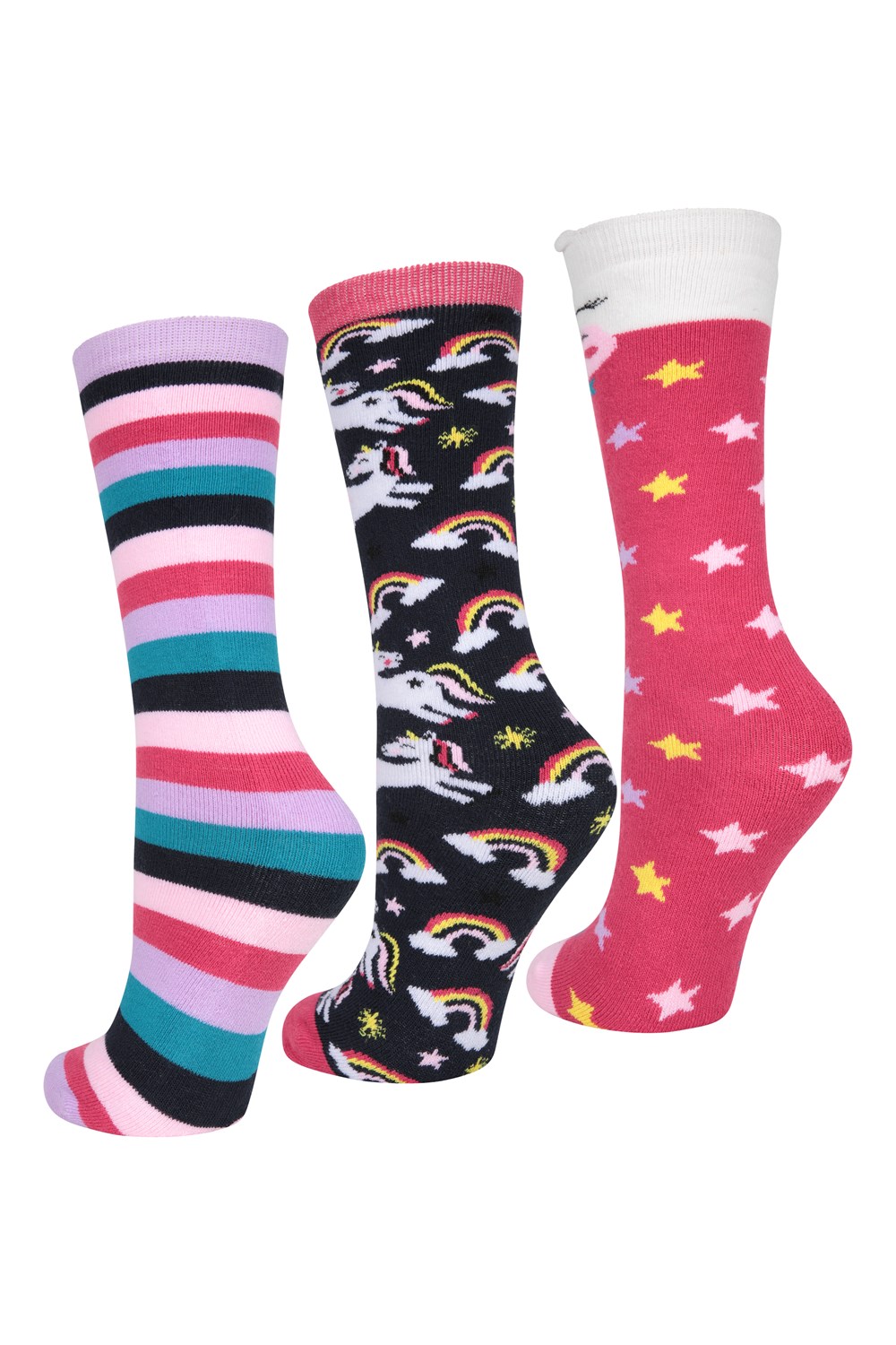 Mountain Warehouse Welly Kids Sock 3 Pack Socks - Picture 17 of 21