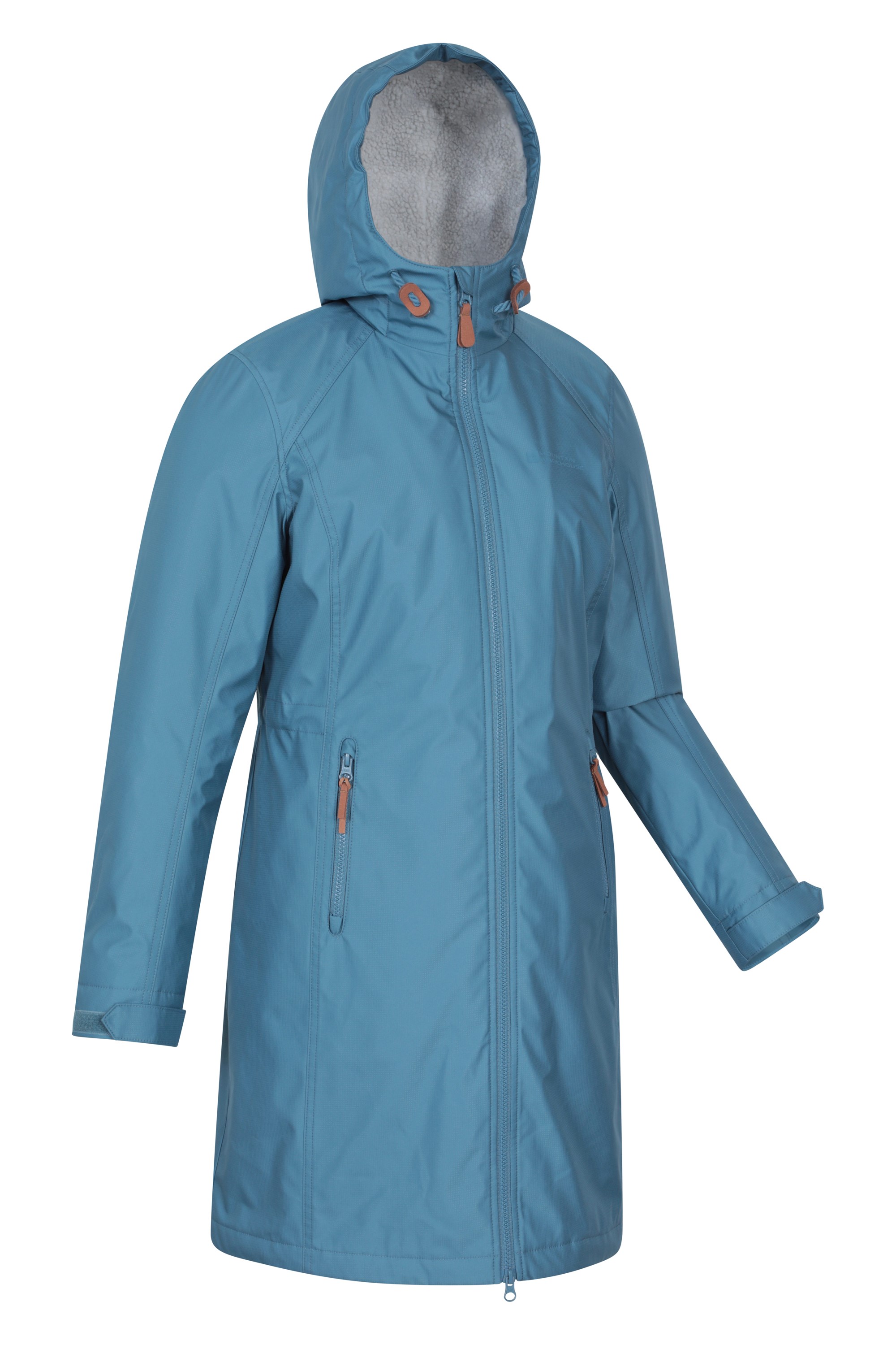Iona Womens Borg Lined Longline Soft Shell