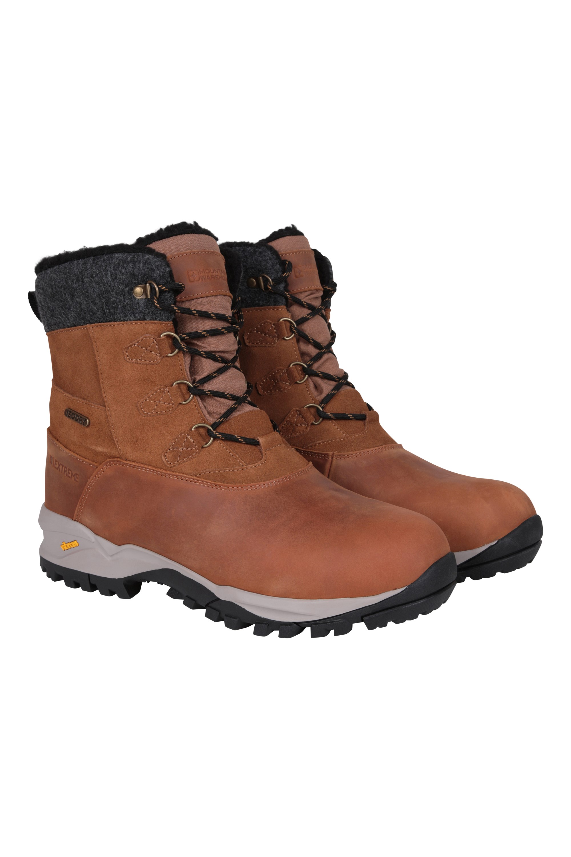Tallin Extreme Mens Vibram Waterproof Thermal Snow Boots