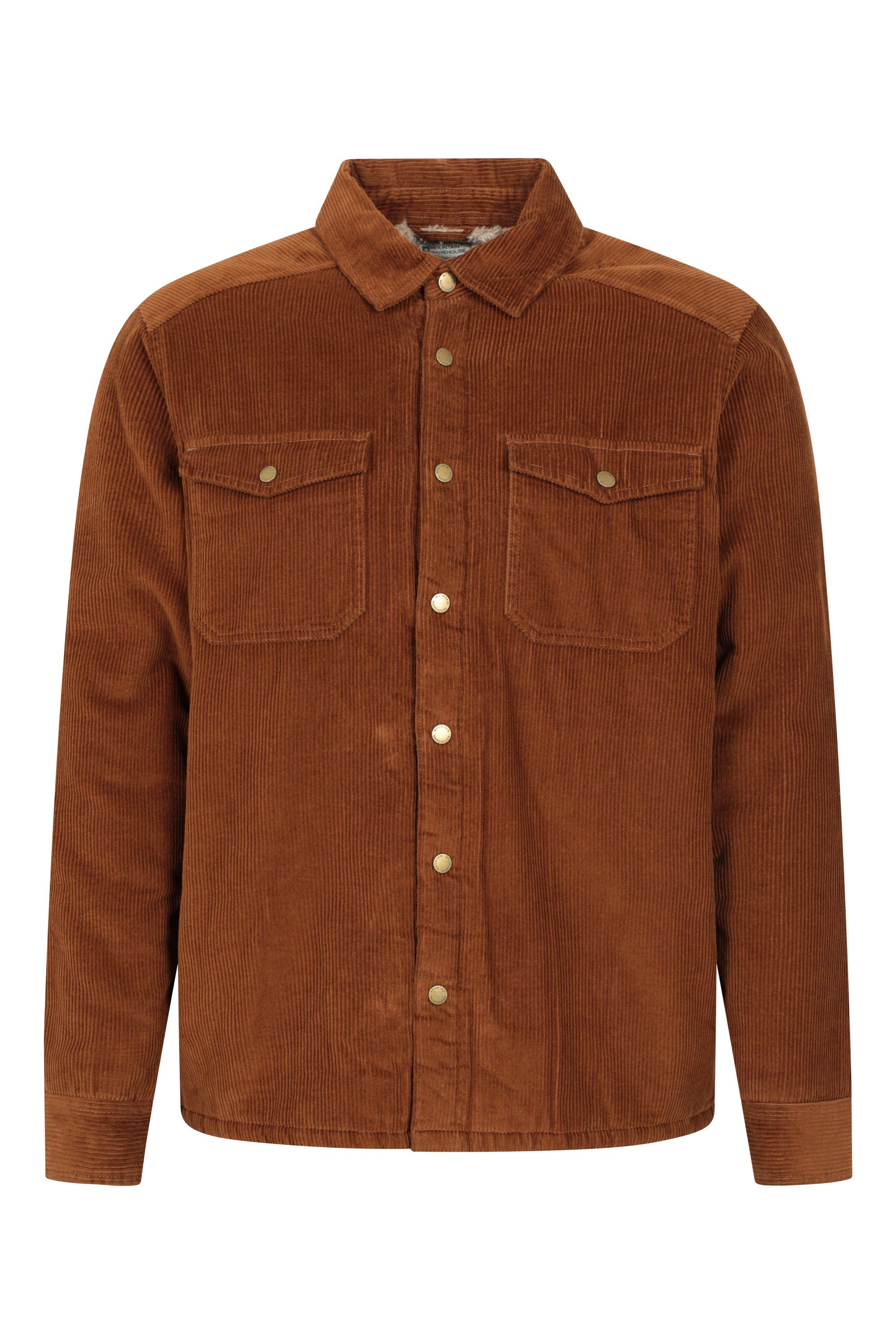 Chiswick Mens Cord Borg Lined Overshirt