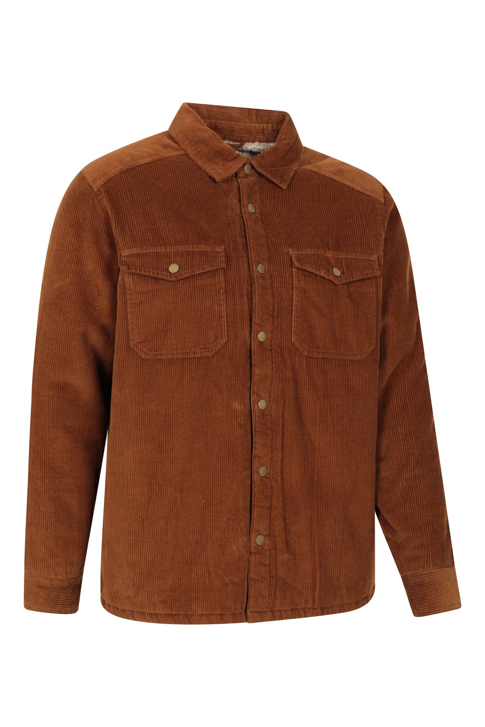 Mountain Warehouse Herren Chiswick Cord Borg gefüttert Overshirt Shirt - Bild 19 von 84