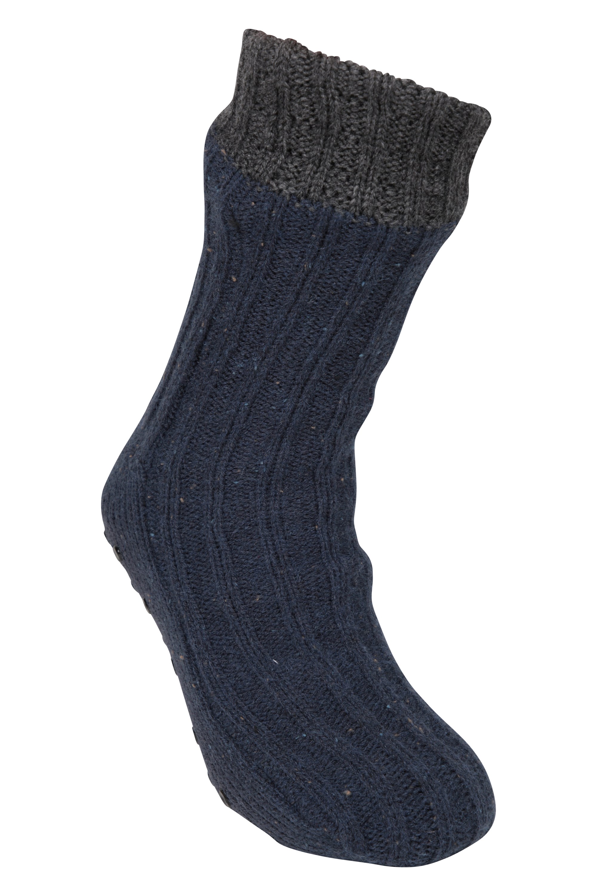 Fur Lined Grippy Slipper Socks