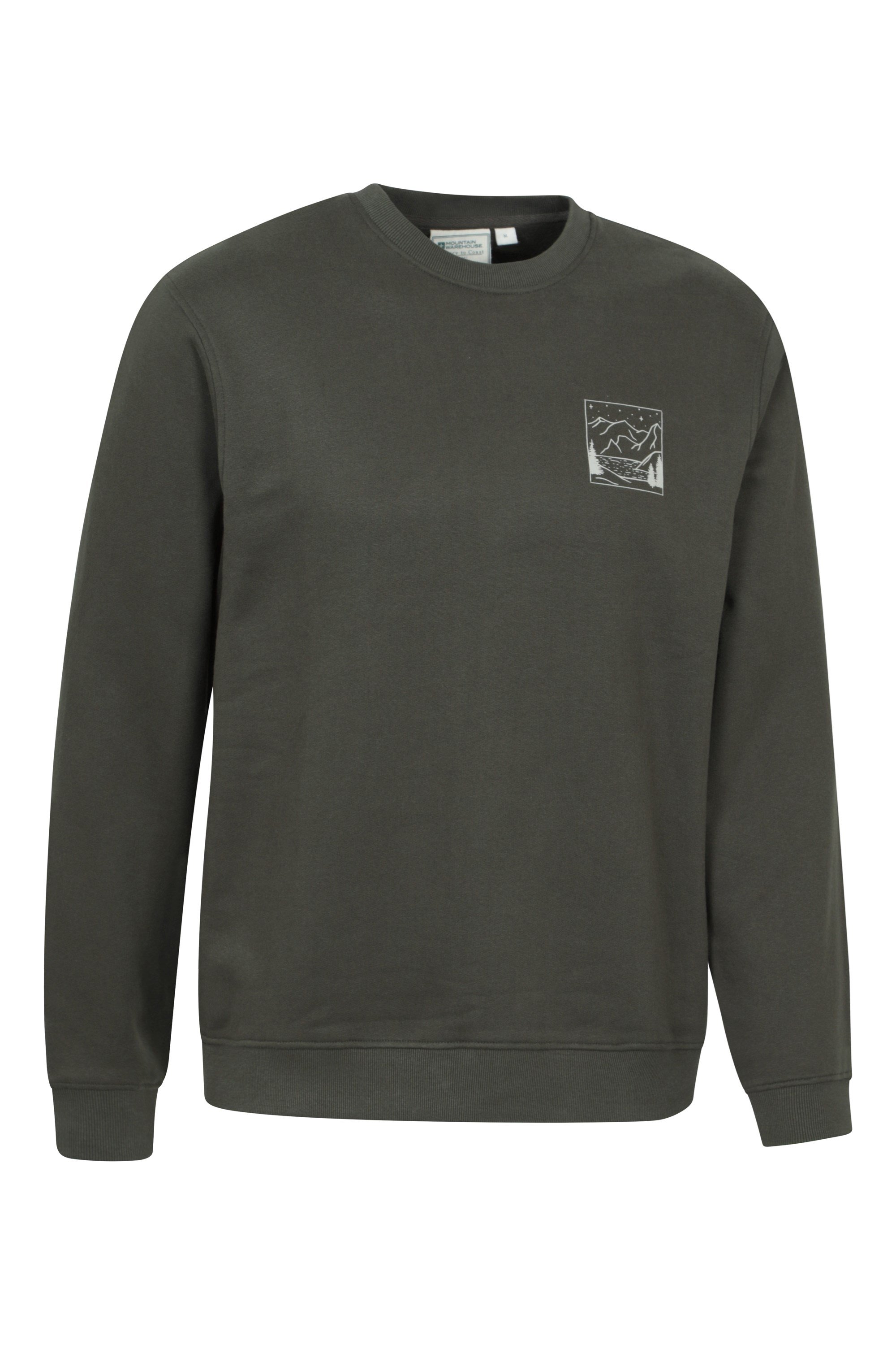 Mountain Scene Mens Graphic Sweatshirt