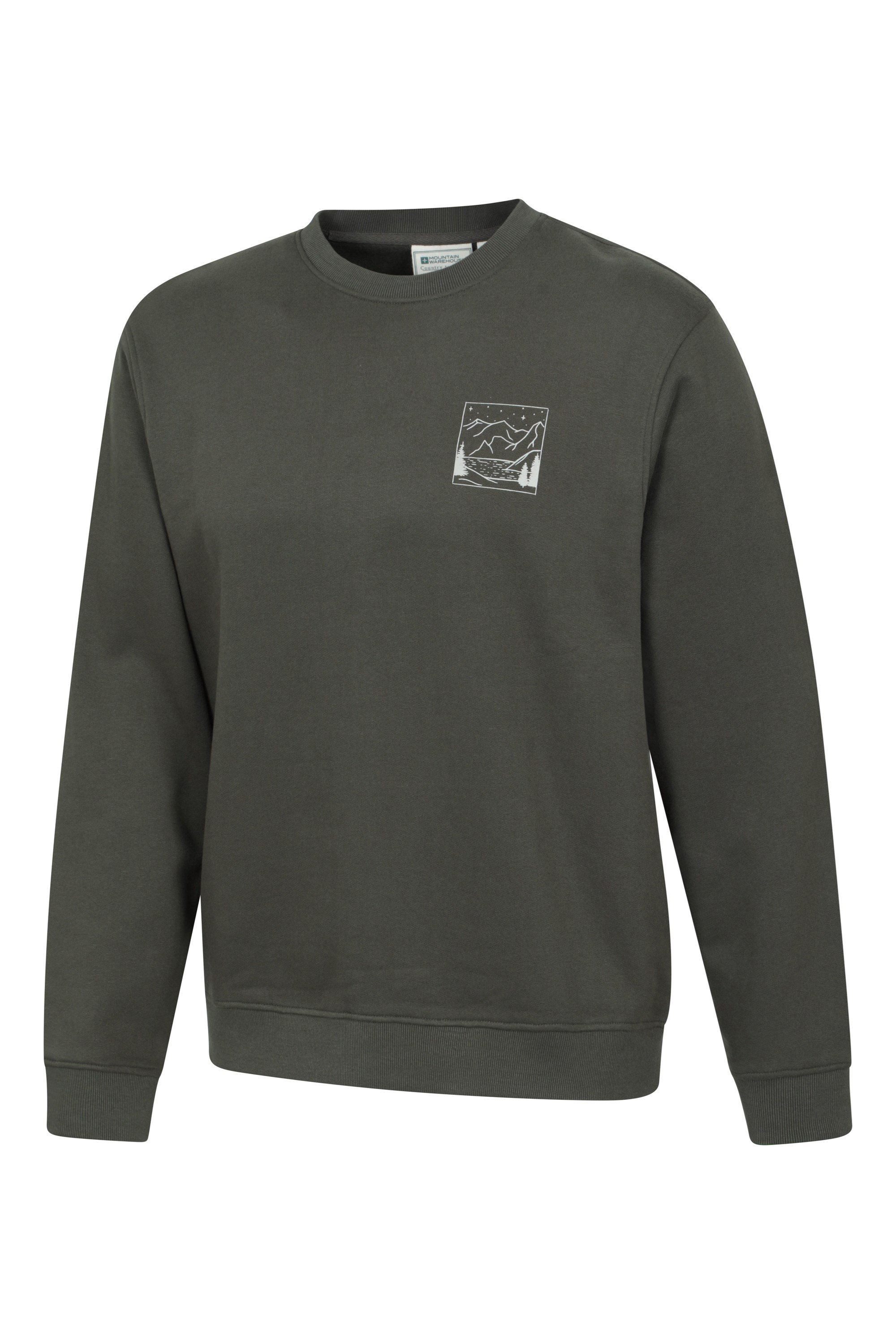 Mountain Scene Mens Graphic Sweatshirt