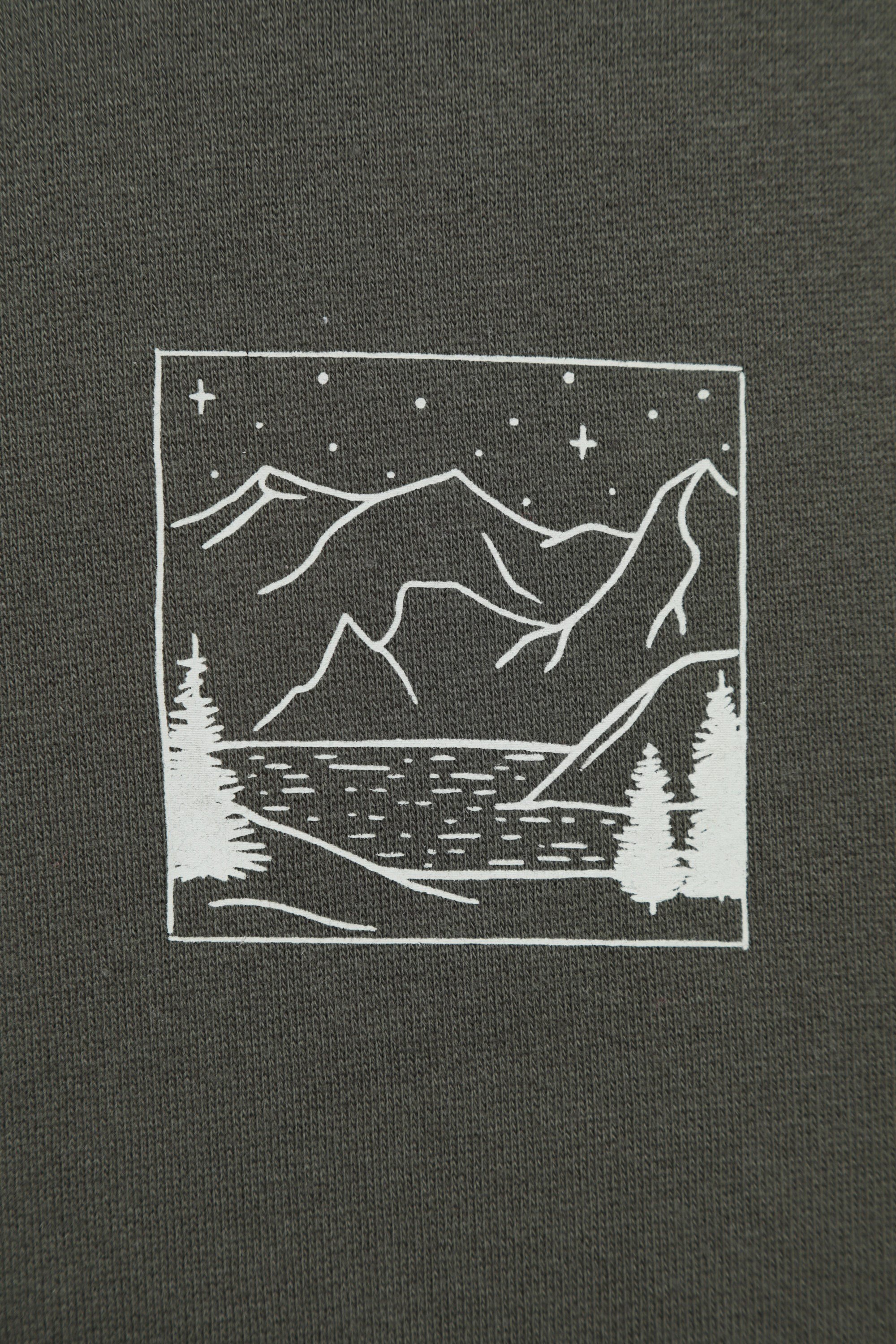 Mountain Scene Mens Graphic Sweatshirt