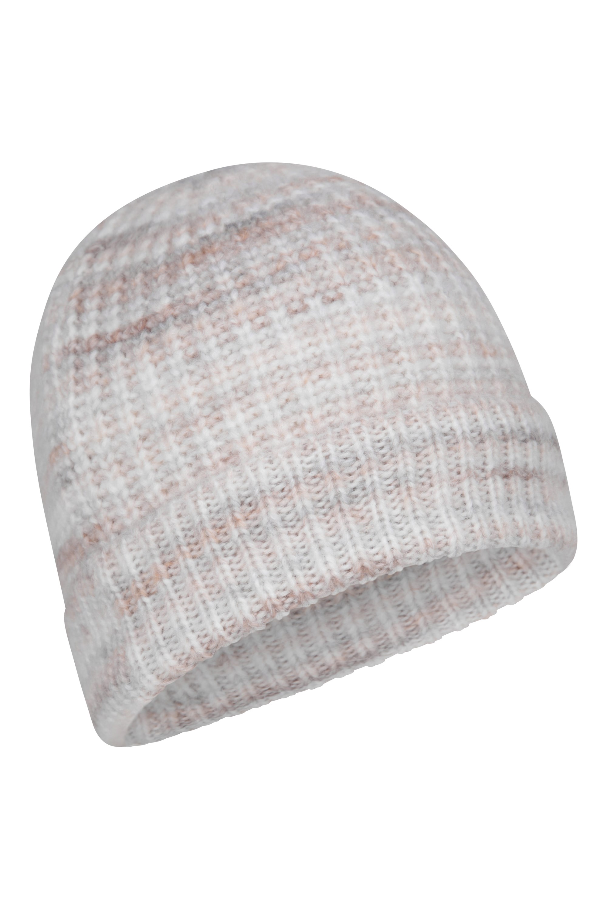 Space Dyed Womens Fur Lined Beanie