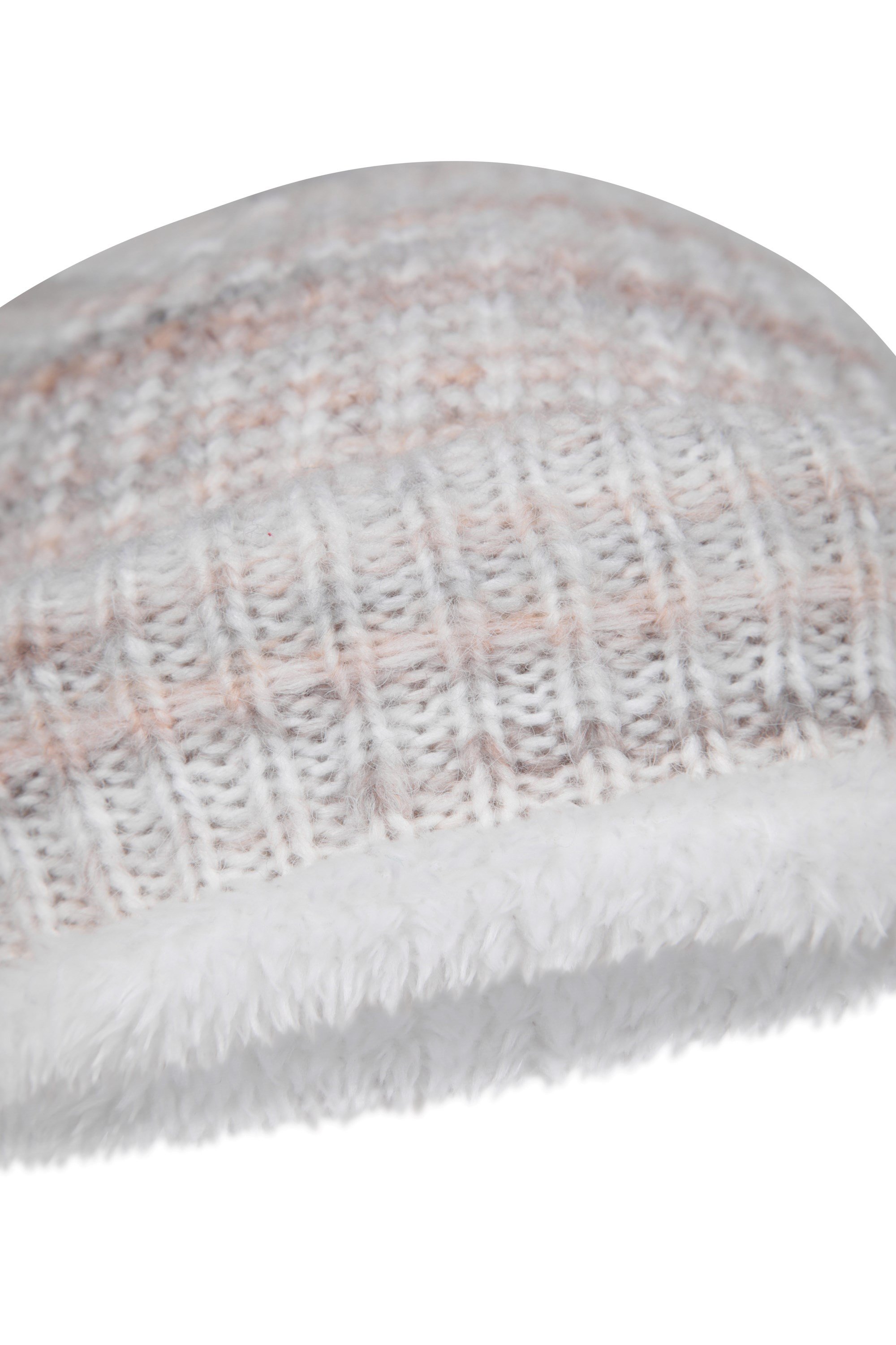 Space Dyed Womens Fur Lined Beanie