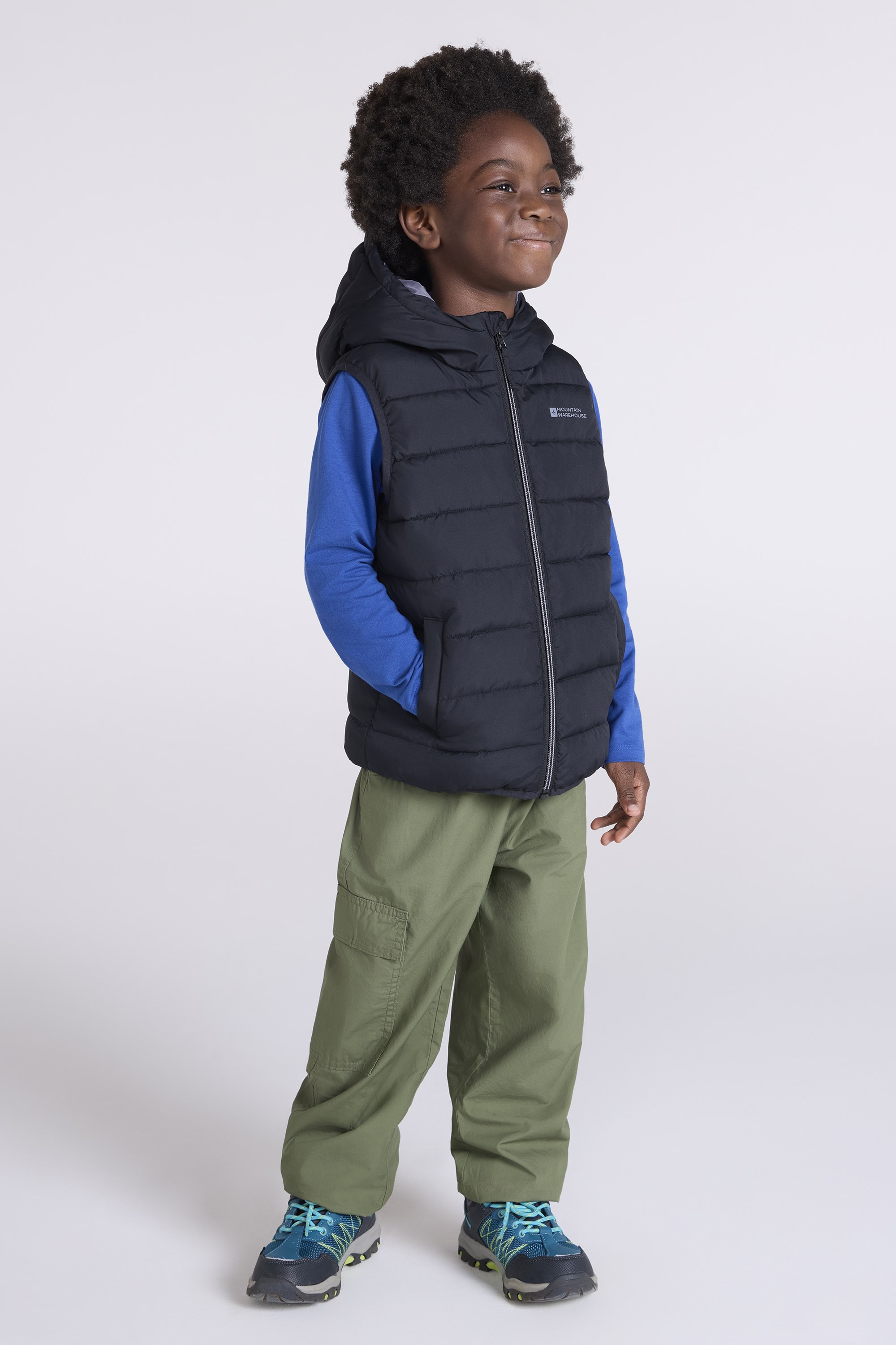 Rocko Kids Water Resistant Hooded Padded Jacket