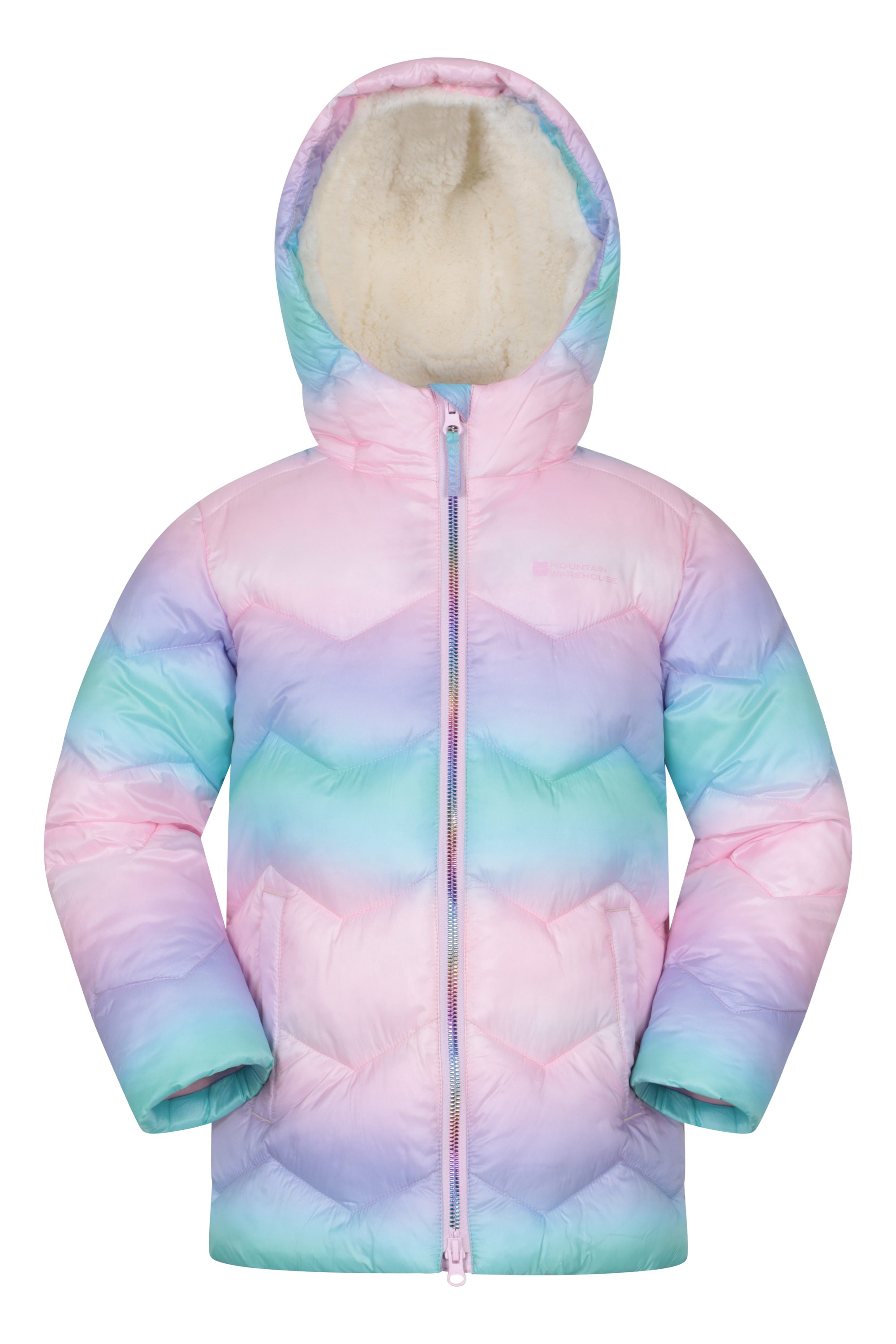 Meadow Printed Kids Water Resistant Padded Jacket