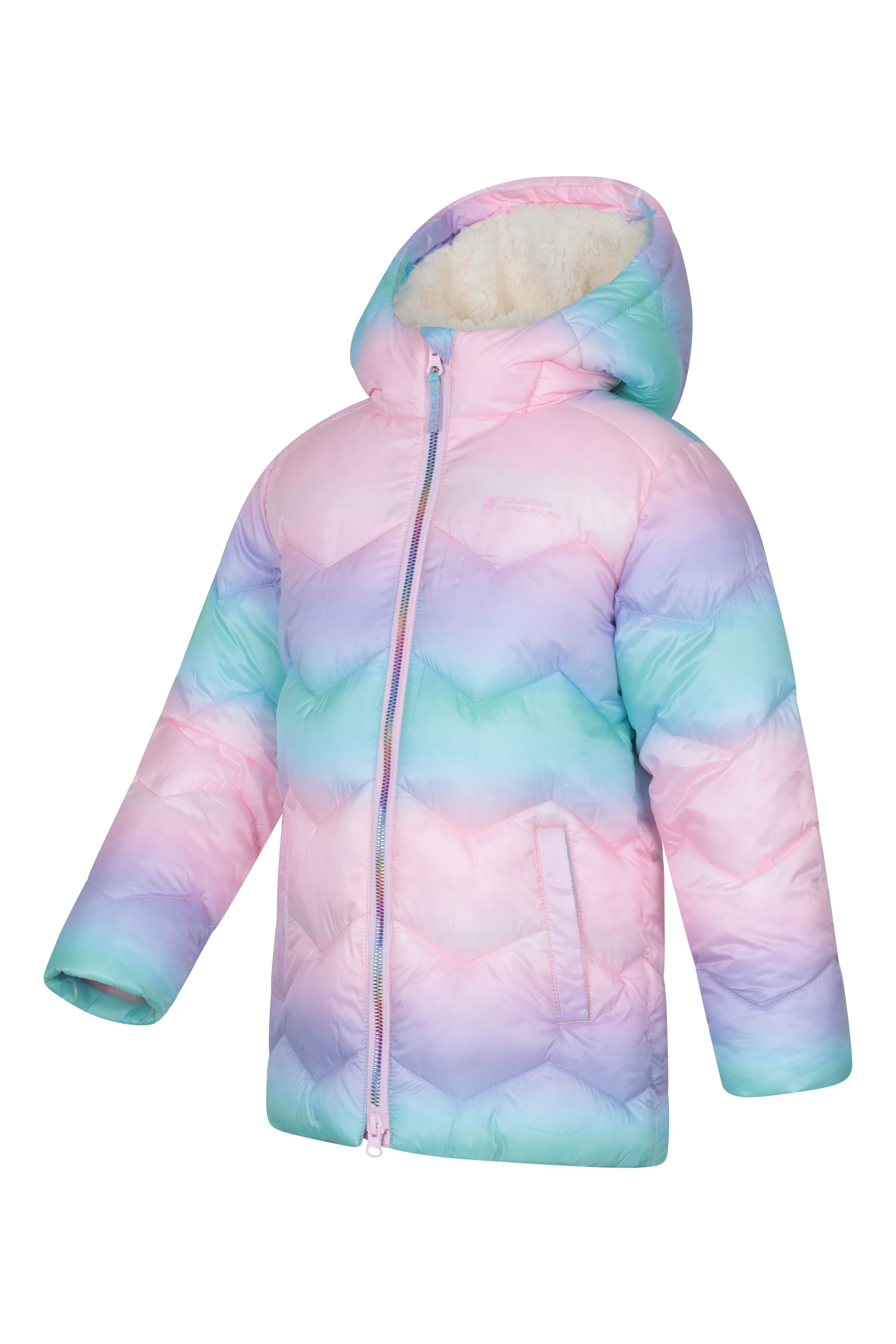 Meadow Printed Kids Water Resistant Padded Jacket