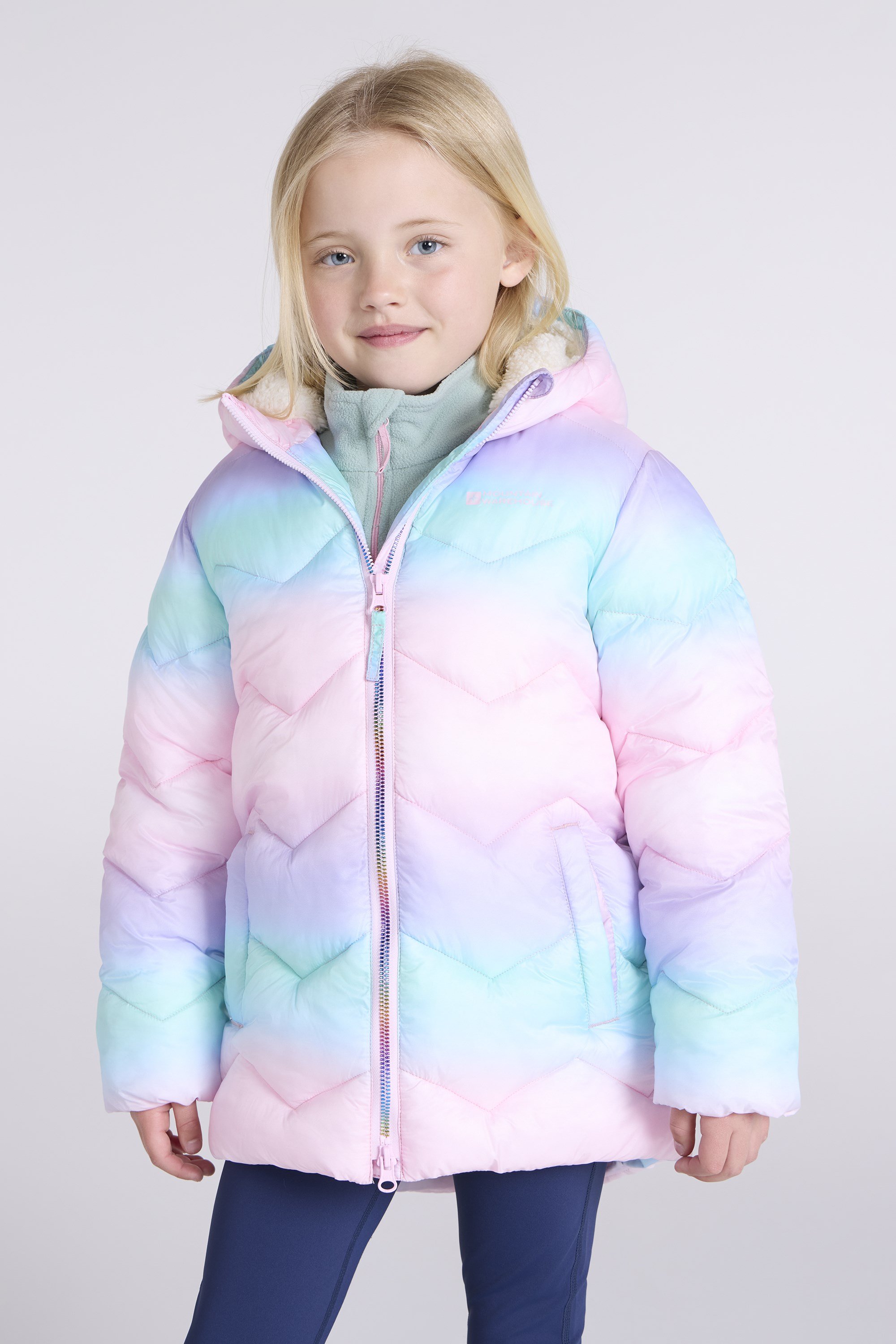 Meadow Printed Kids Water Resistant Padded Jacket