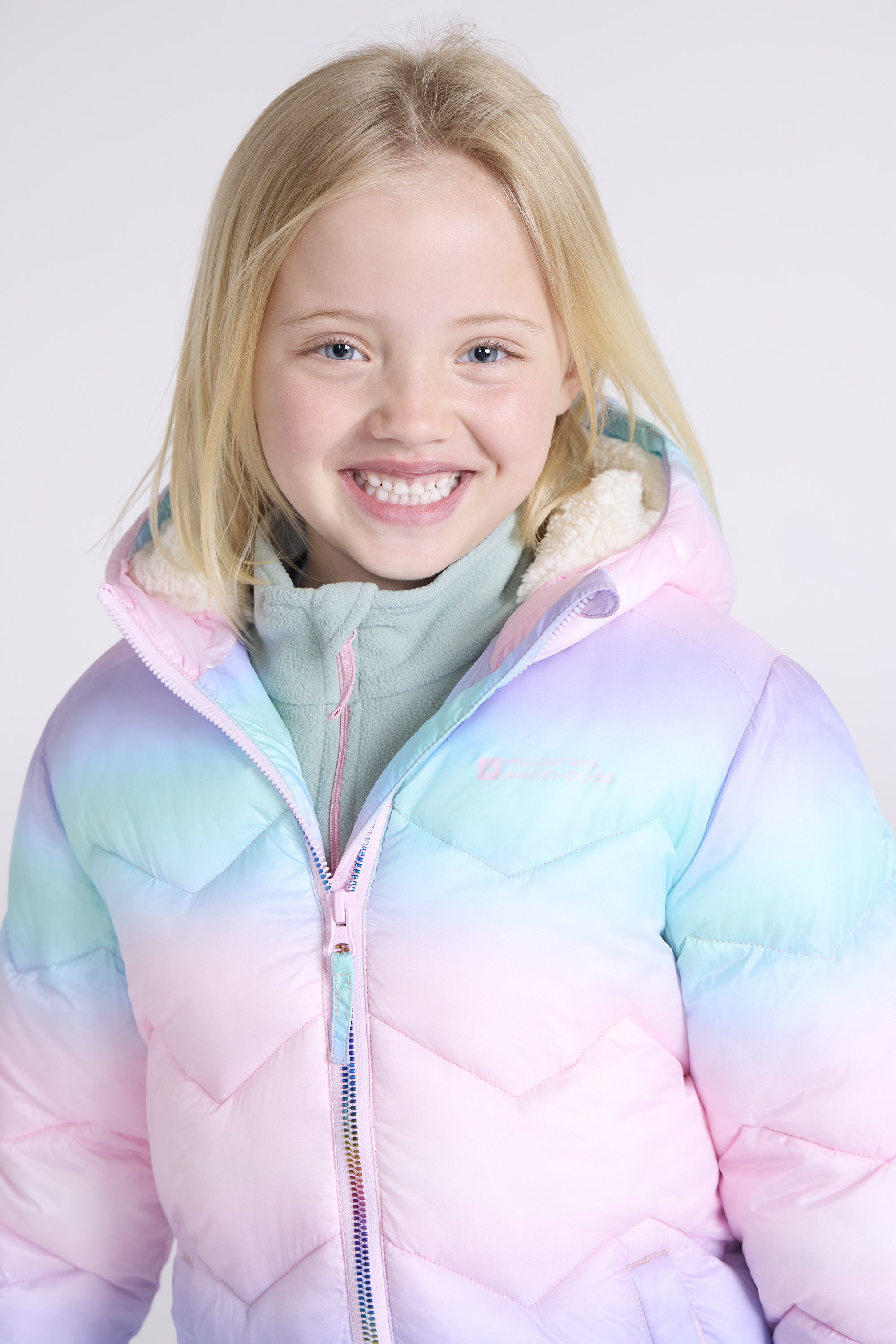 Meadow Printed Kids Water Resistant Padded Jacket