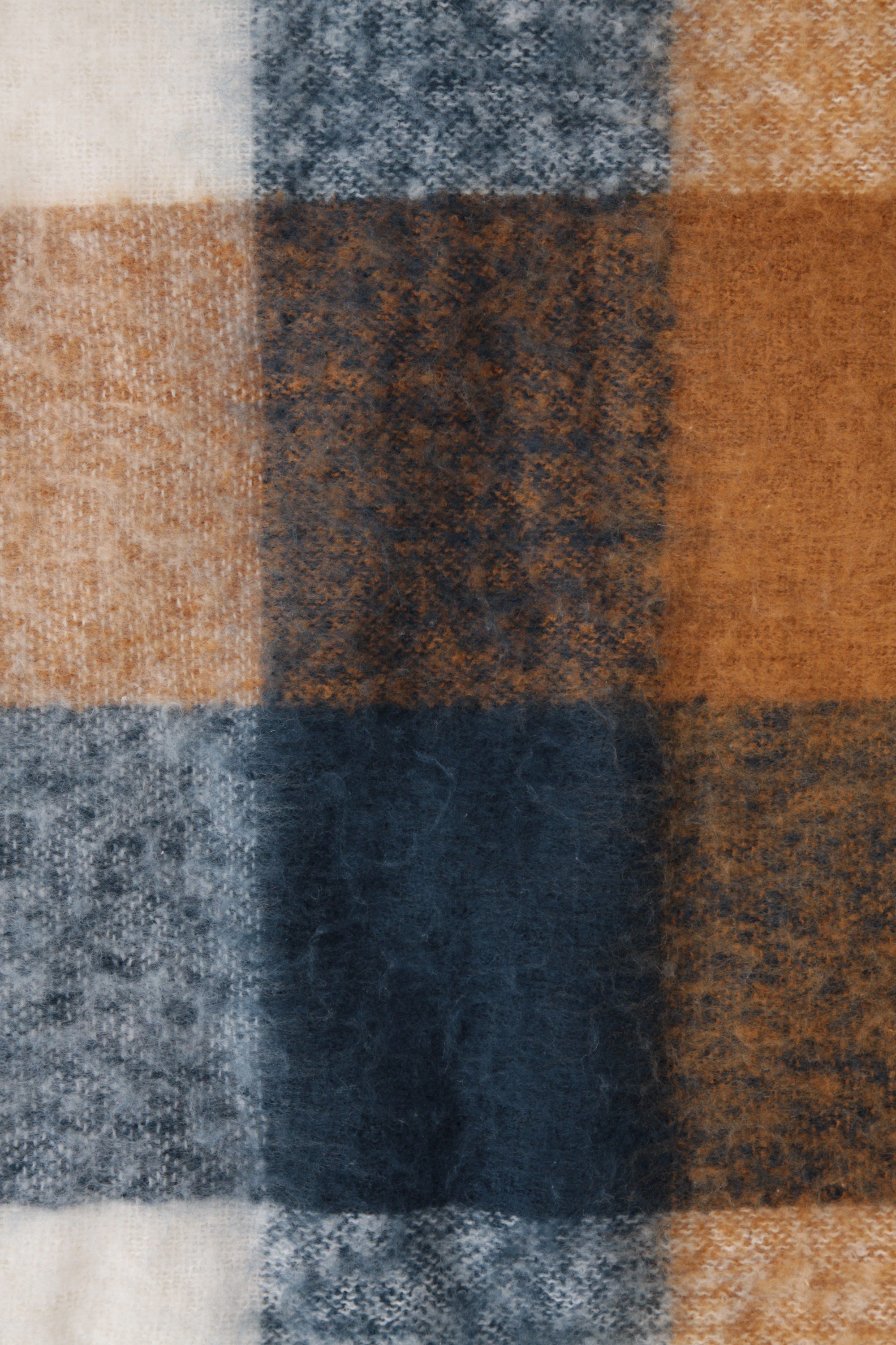 Borg Lined Check Blanket