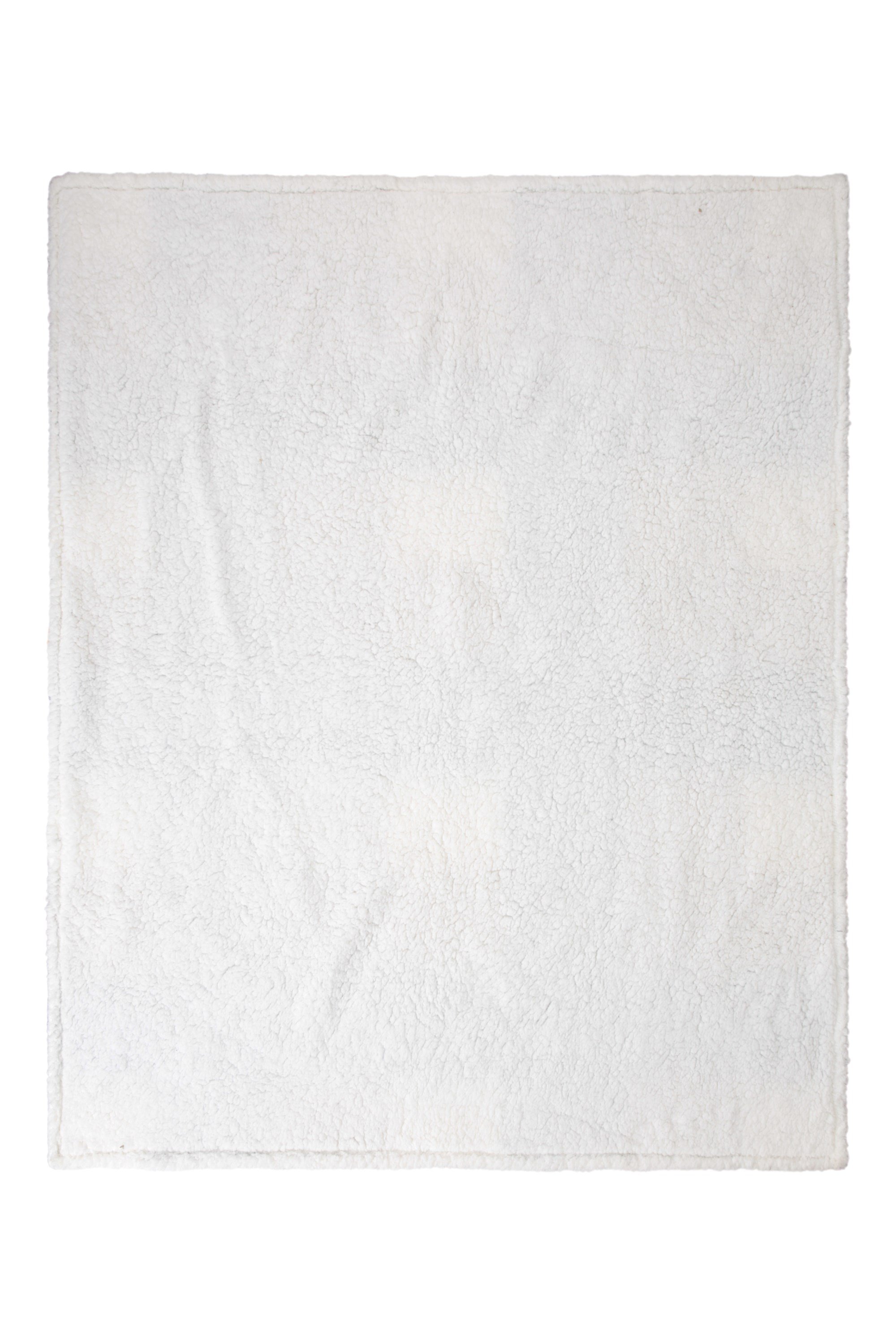 Borg Lined Check Blanket