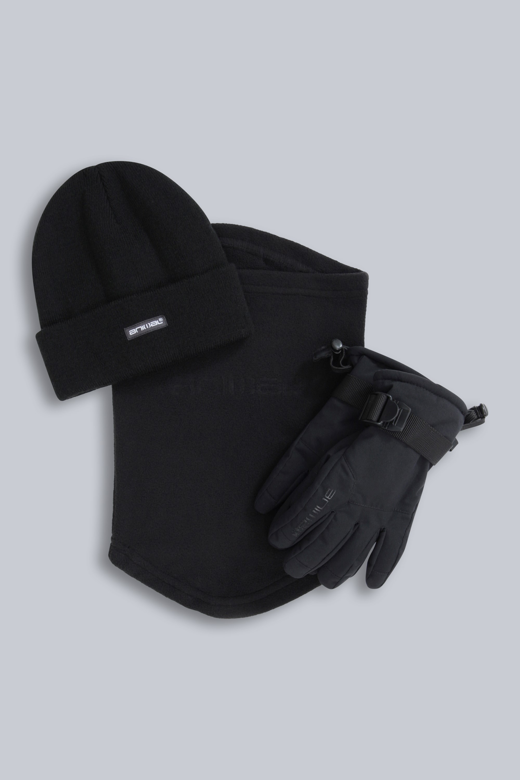 Polar Kids Waterproof Ski Glove & Accessories Set