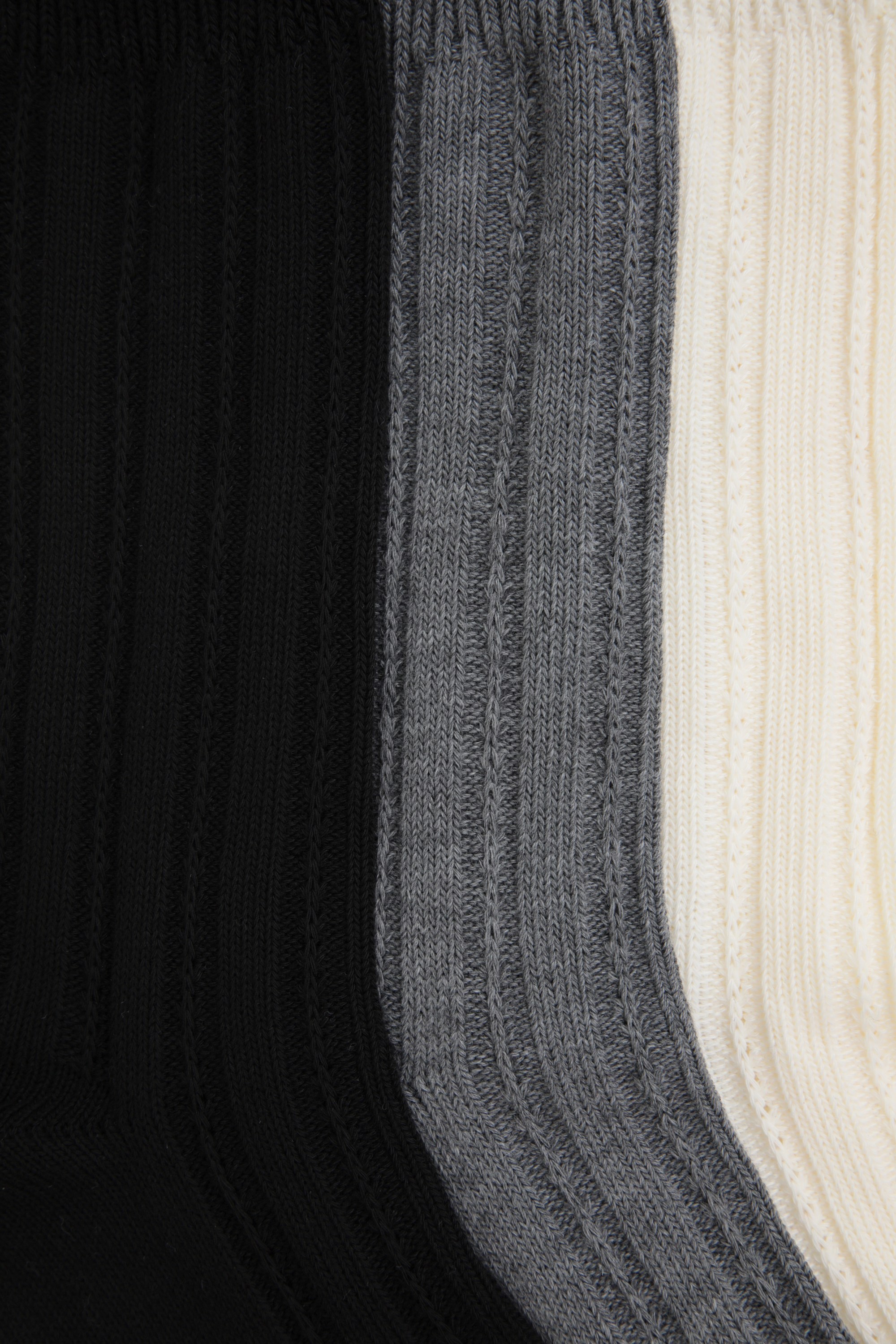 Willow Womens Twisted Ribbed Socks- 3 Pack