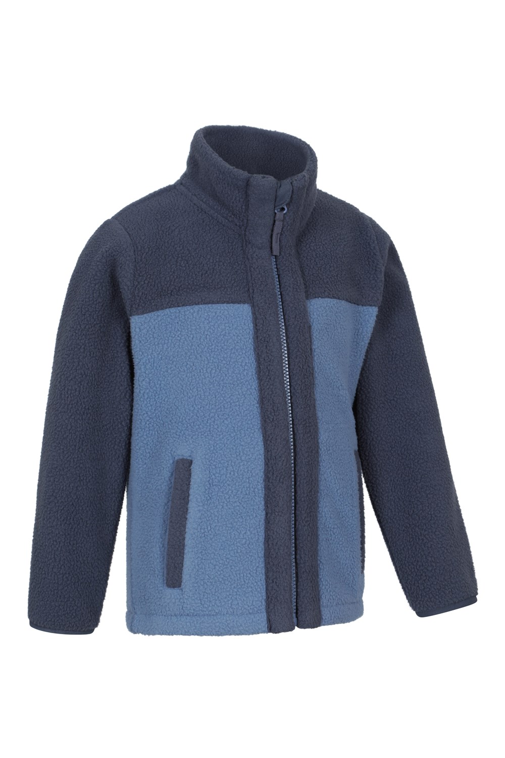 Mountain Warehouse Oak Kids Bonded Colourblock Fleece - Picture 11 of 21