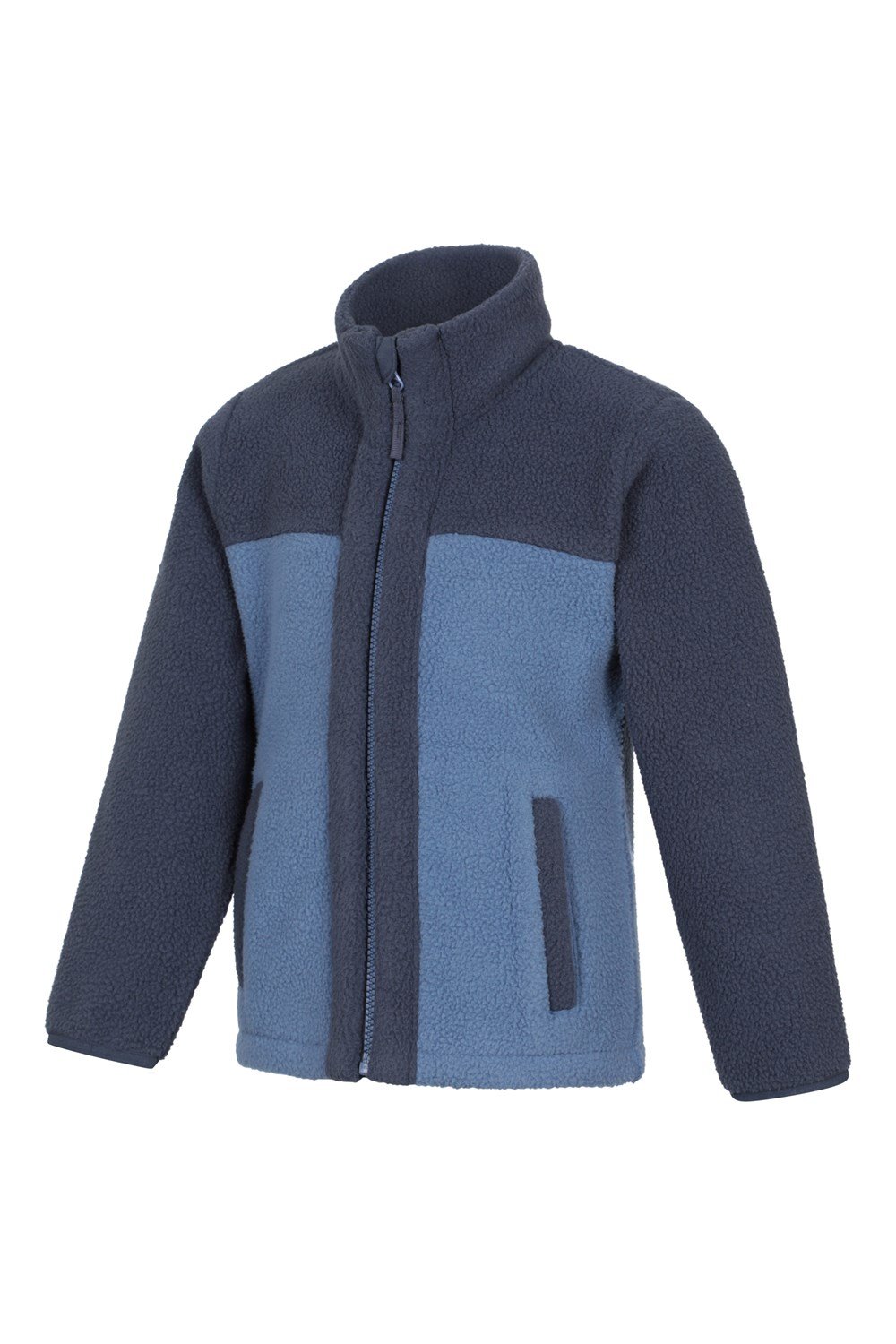 Mountain Warehouse Oak Kids Bonded Colourblock Fleece - Picture 13 of 21