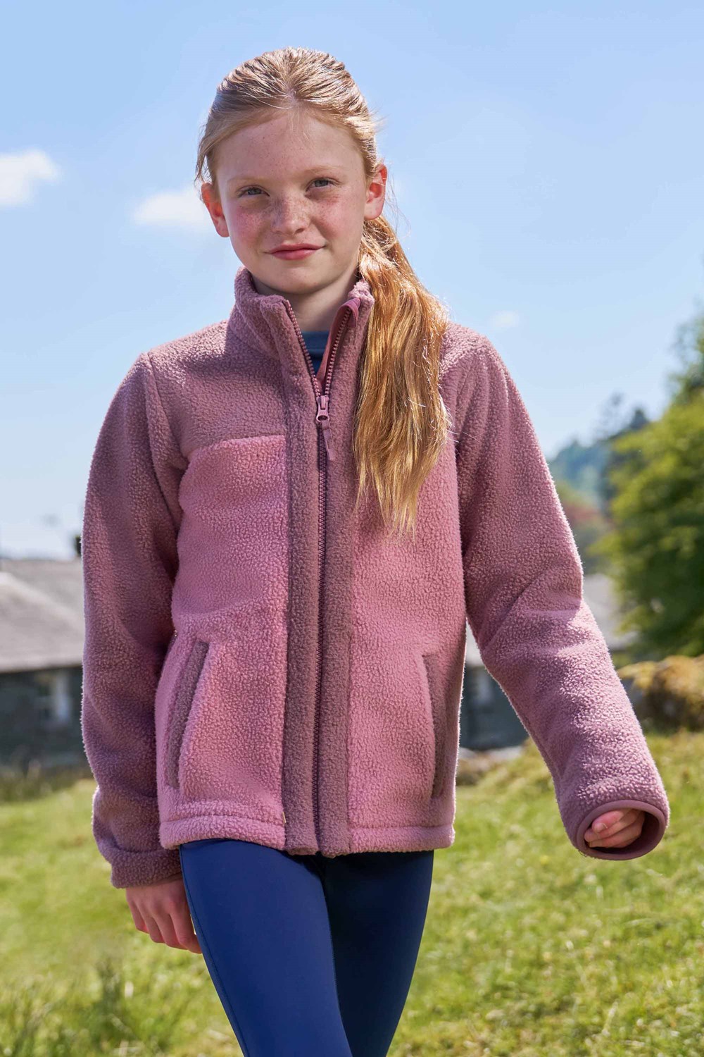 Mountain Warehouse Oak Kids Bonded Colourblock Fleece - Picture 15 of 21