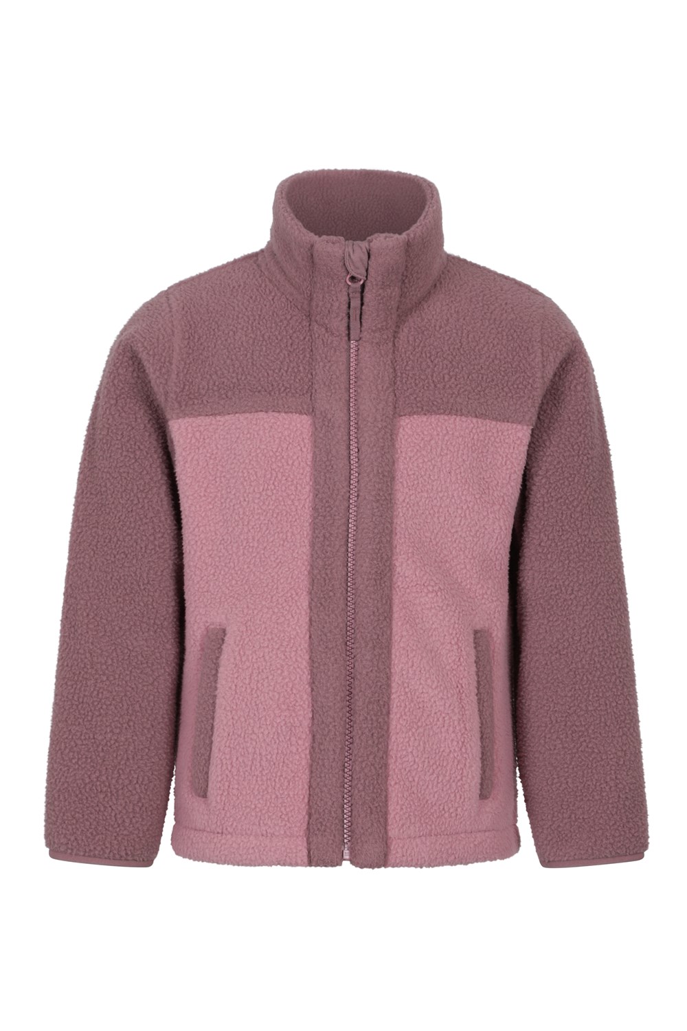 Mountain Warehouse Oak Kids Bonded Colourblock Fleece - Picture 17 of 21