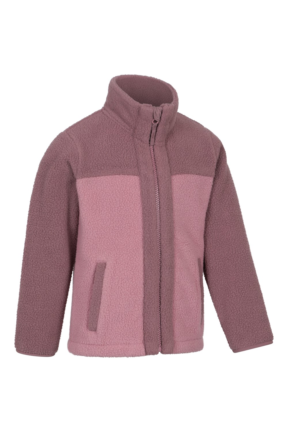 Mountain Warehouse Oak Kids Bonded Colourblock Fleece - Picture 18 of 21