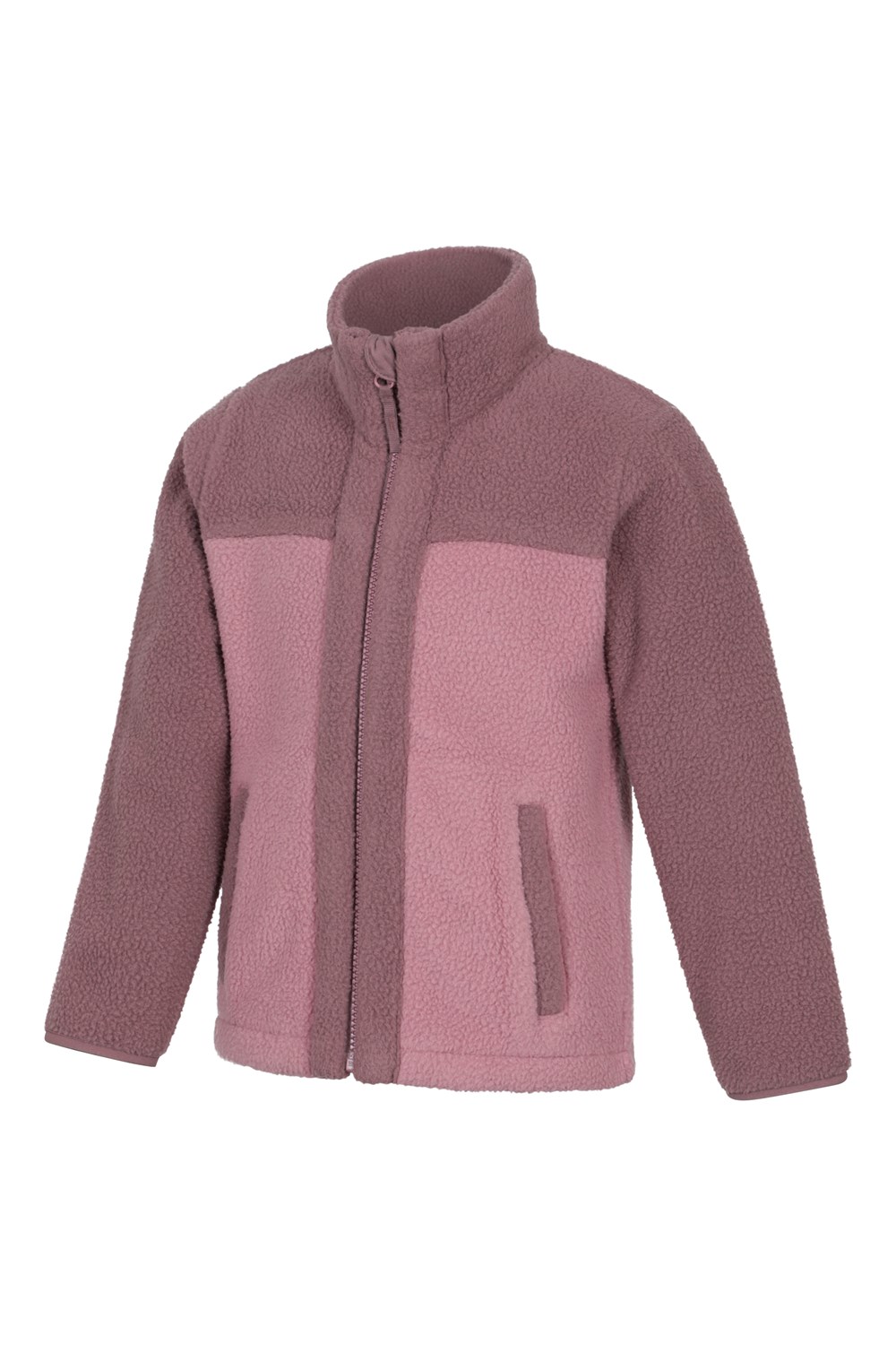 Mountain Warehouse Oak Kids Bonded Colourblock Fleece - Picture 20 of 21
