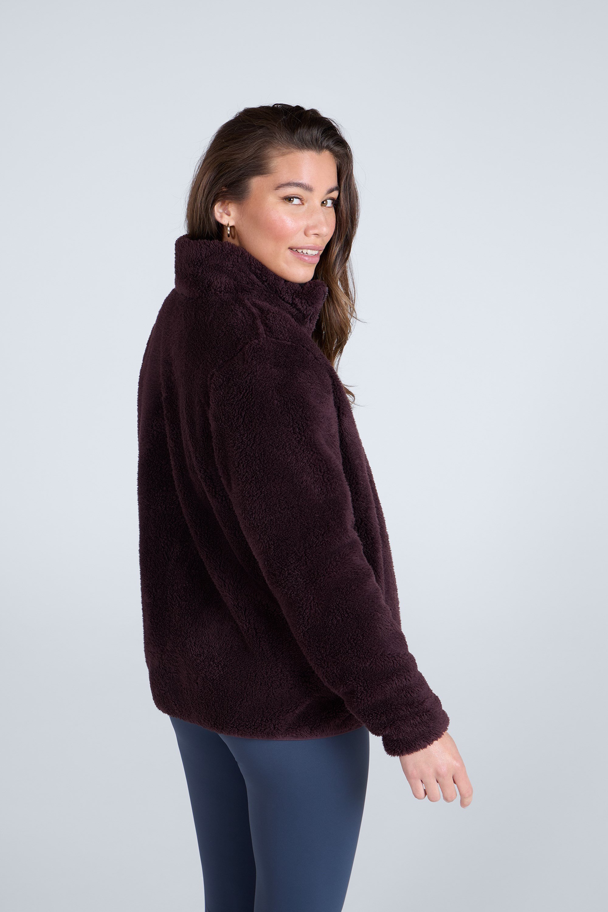 Teddy Womens Full Zip Fleece