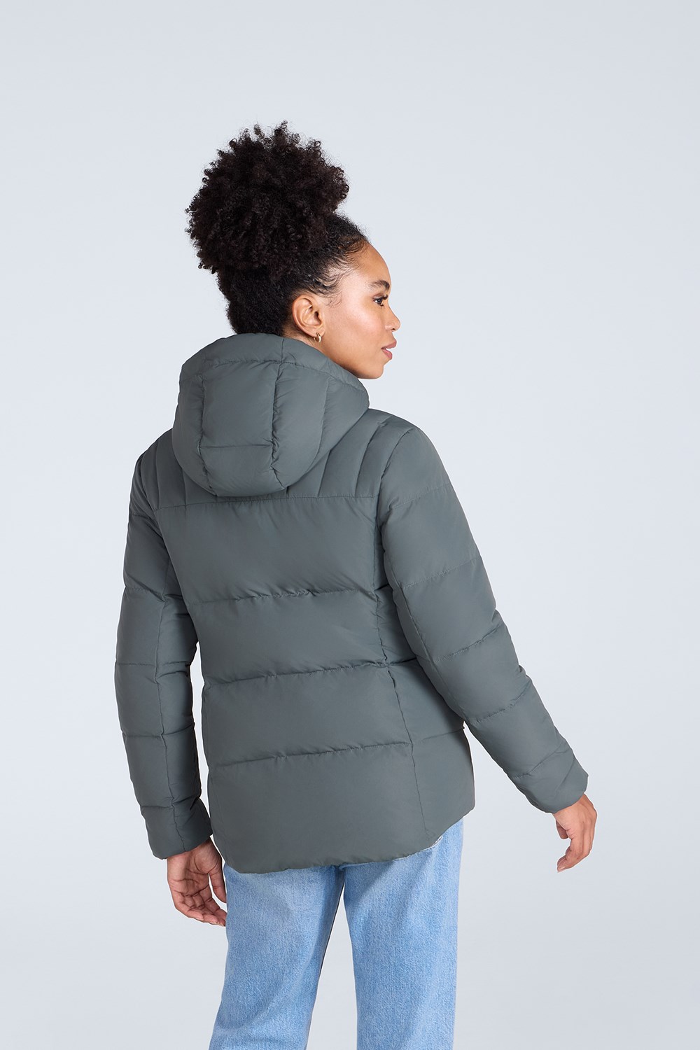 Chaqueta de plumón con capucha Animal Tech de peso medio para mujer - Imagen 16 de 36