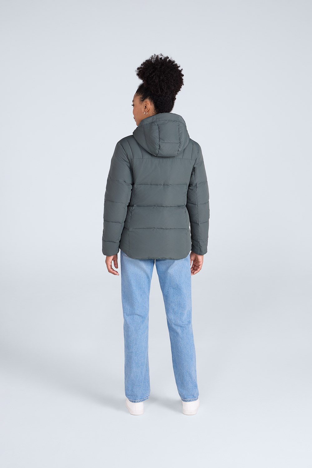 Chaqueta de plumón con capucha Animal Tech de peso medio para mujer - Imagen 17 de 36