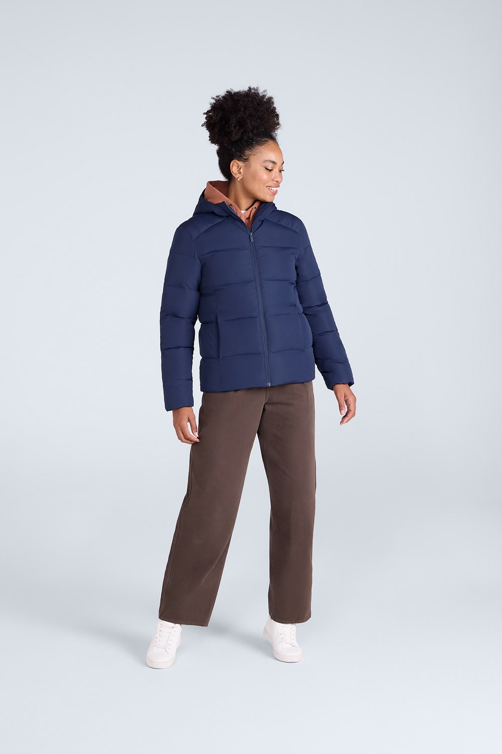 Chaqueta de plumón con capucha Animal Tech de peso medio para mujer - Imagen 27 de 36