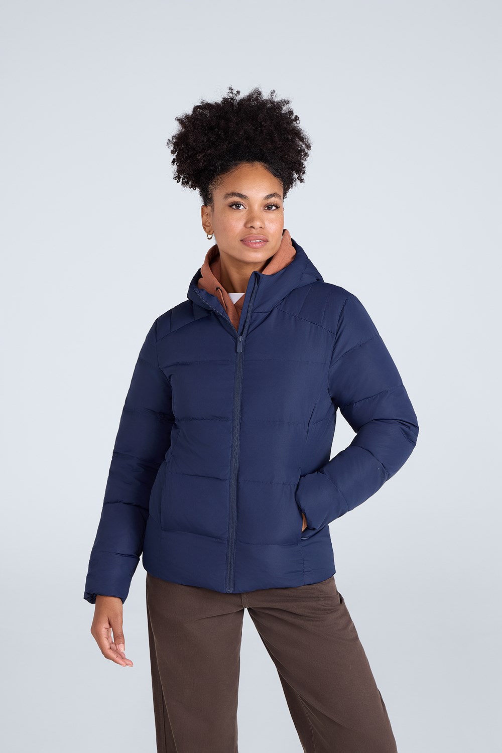 Chaqueta de plumón con capucha Animal Tech de peso medio para mujer - Imagen 28 de 36