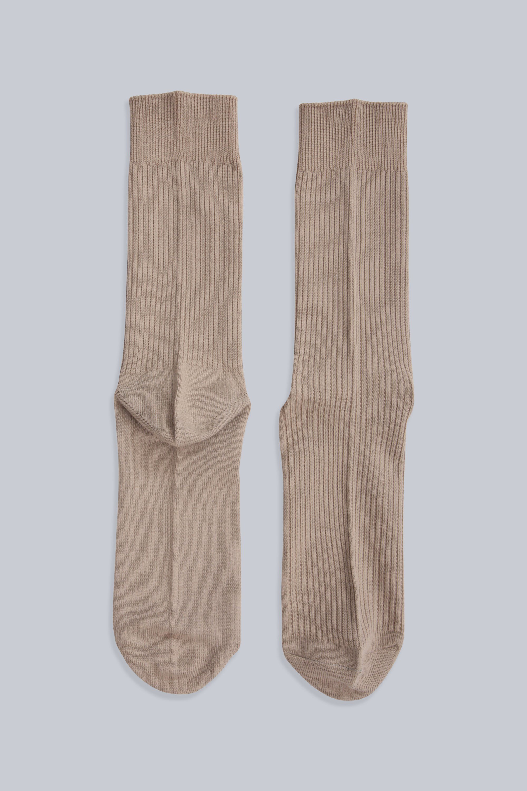 Flynn Mens Ribbed Mid Calf Socks- 3 Pack