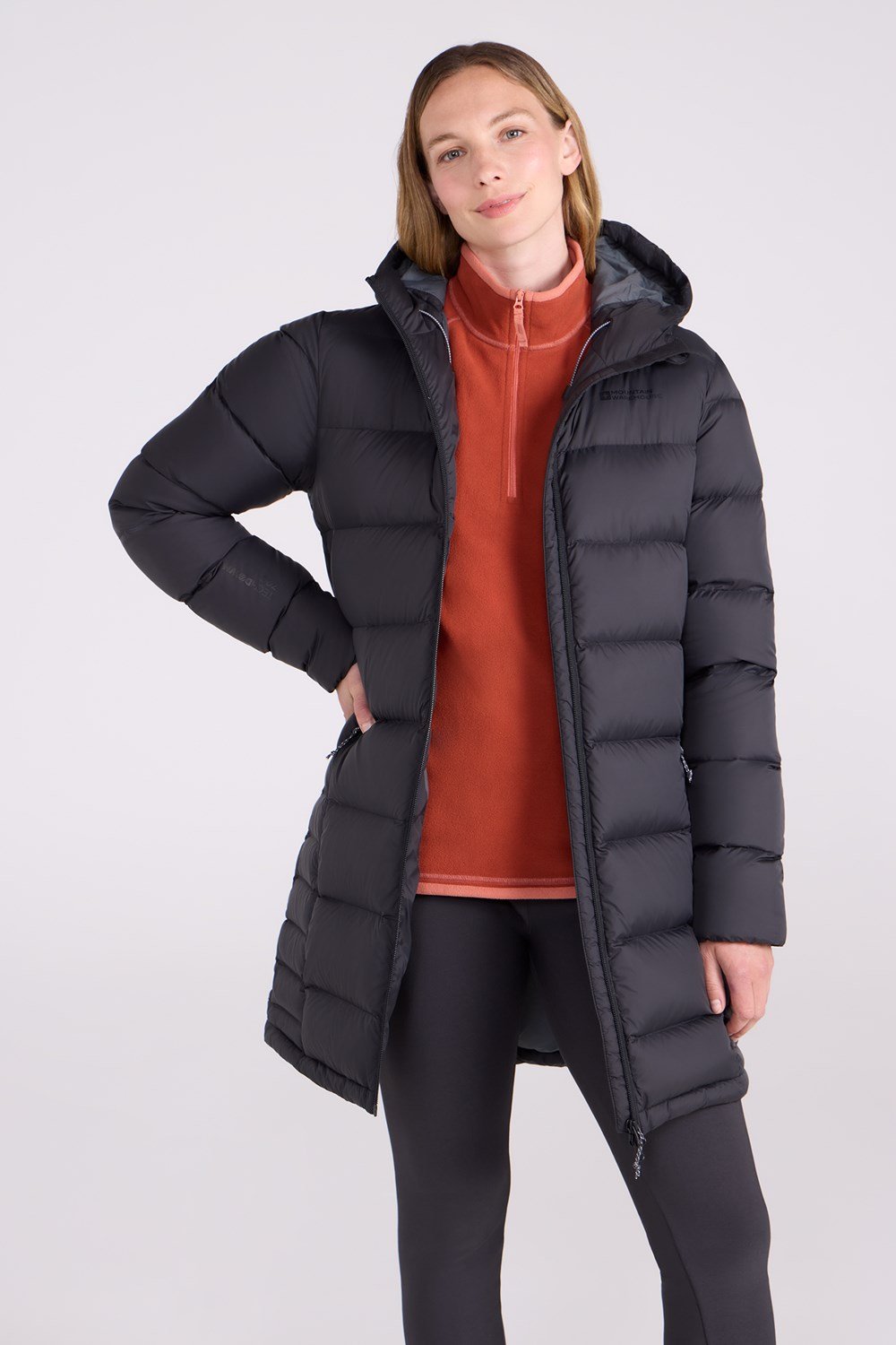 Mountain Warehouse Stratus Womens Extreme Down Long Packable Jacket Down Jacket