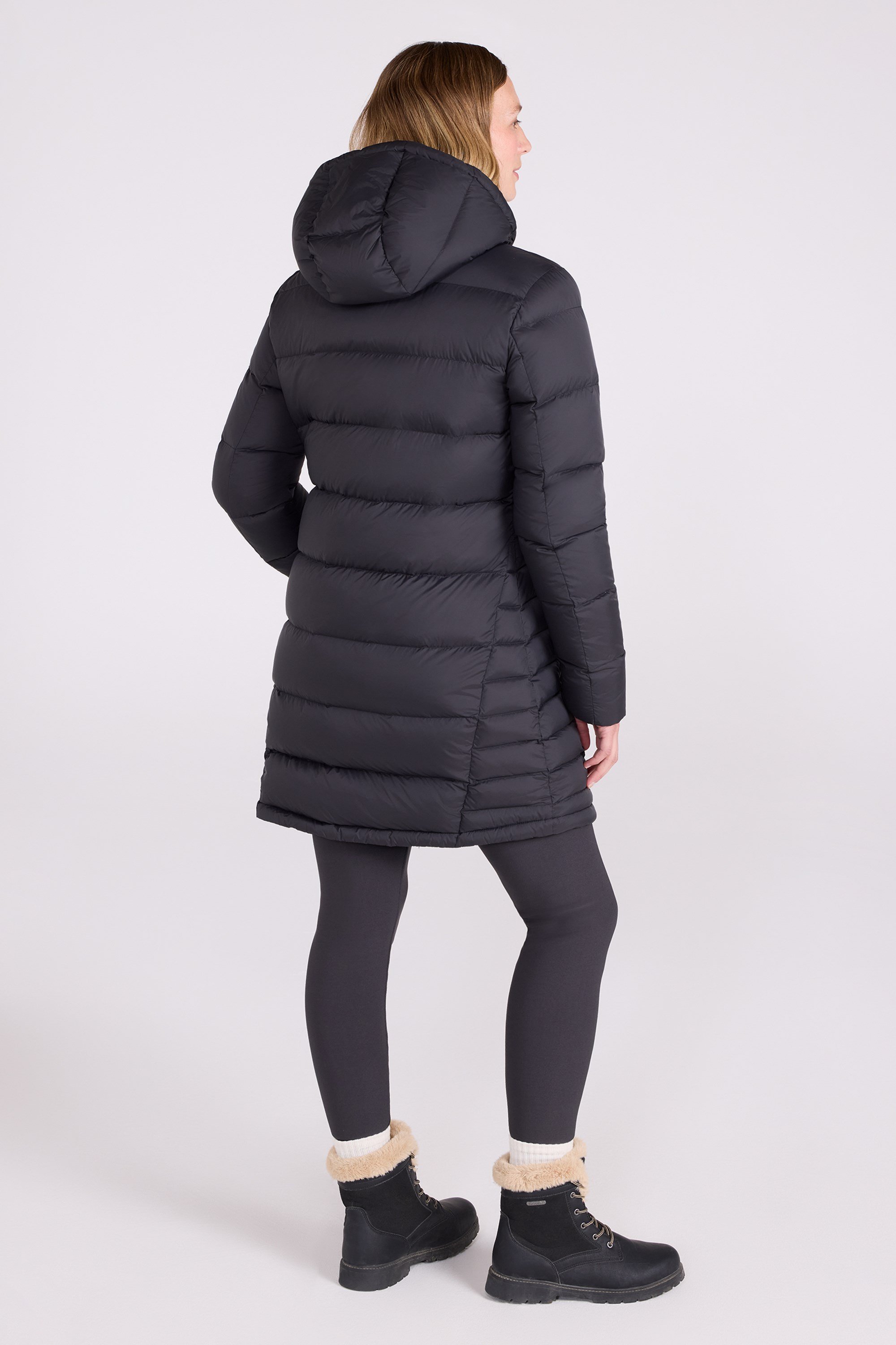 Stratus Extreme Womens Long Packable Down Jacket