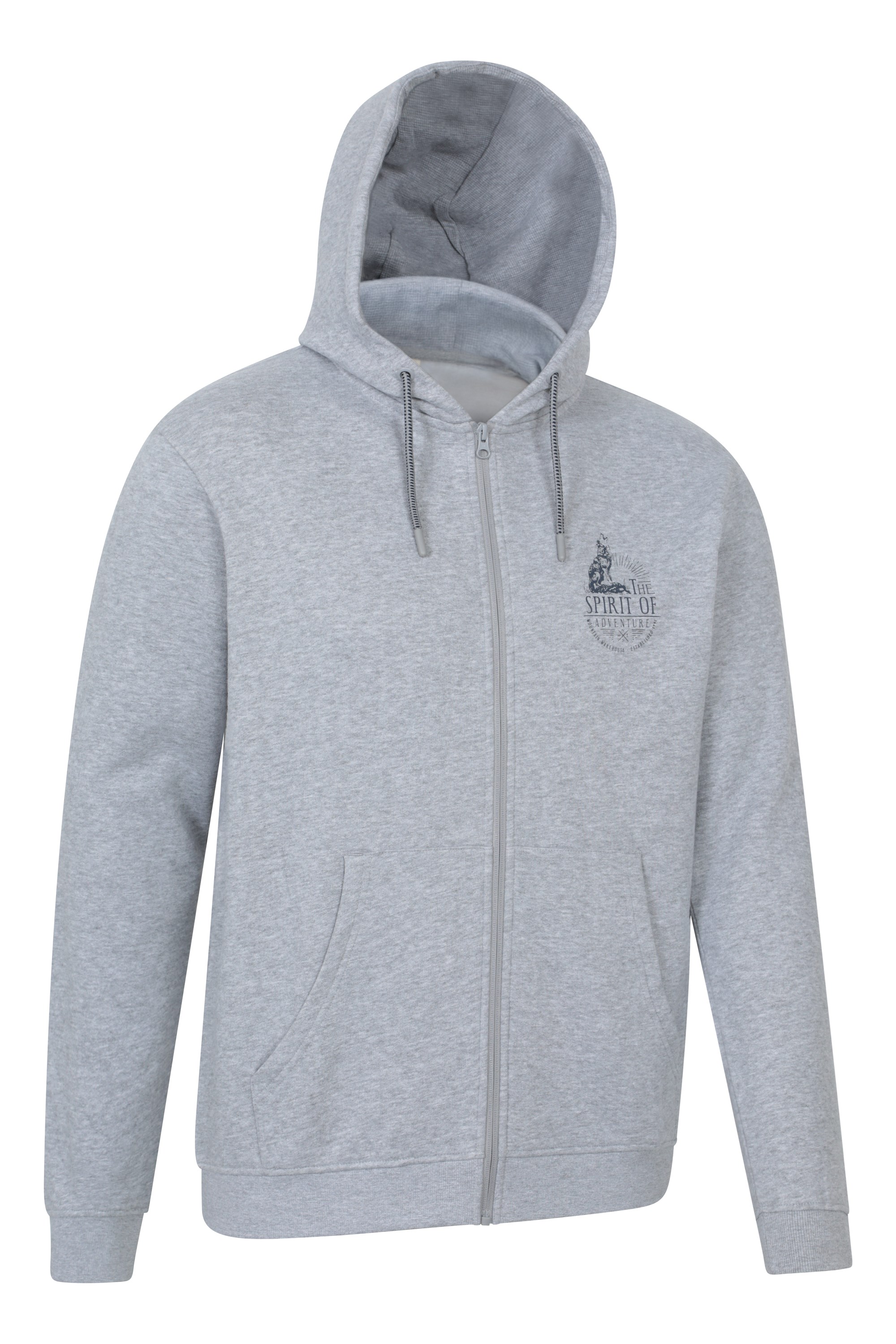 Spirit Of Adventure Wolf Graphic Full Zip Hoodie