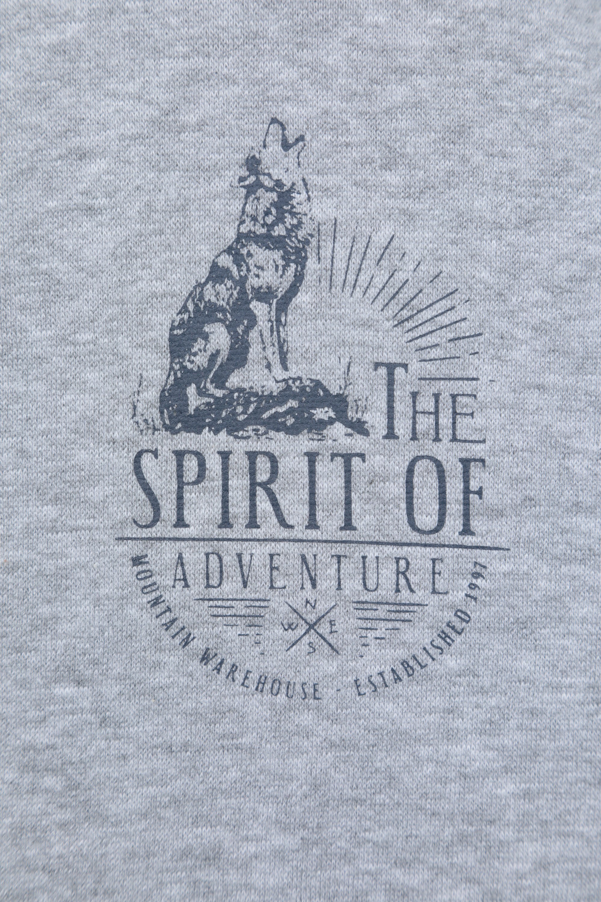 Spirit Of Adventure Wolf Graphic Full Zip Hoodie