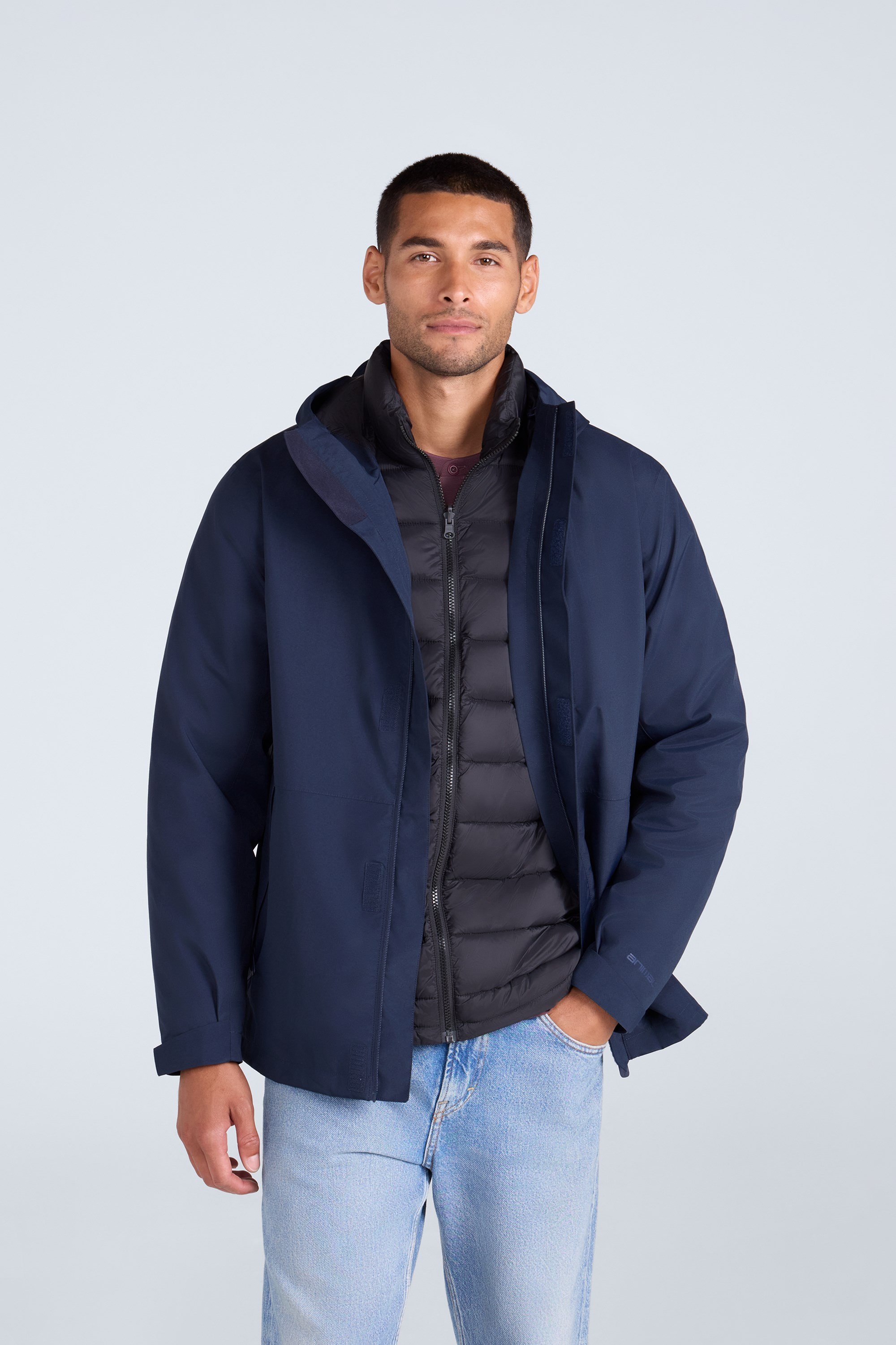 Rudy Mens Waterproof 3 1 Padded Jacket