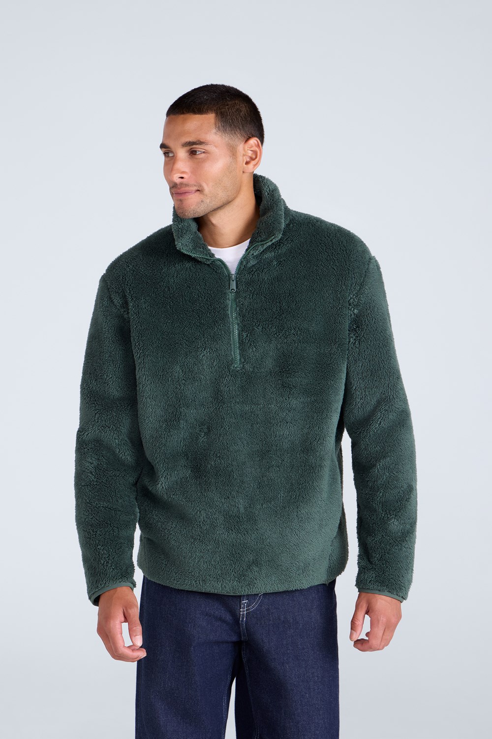 Peluche polar con media cremallera Animal para hombre - Imagen 25 de 60