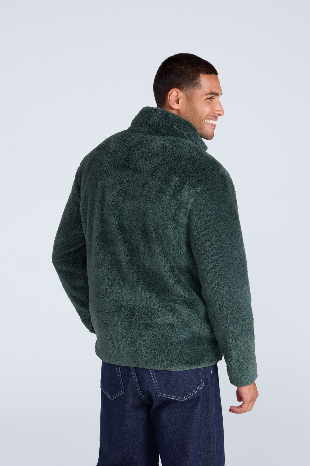 Peluche polar con media cremallera Animal para hombre - Imagen 28 de 60