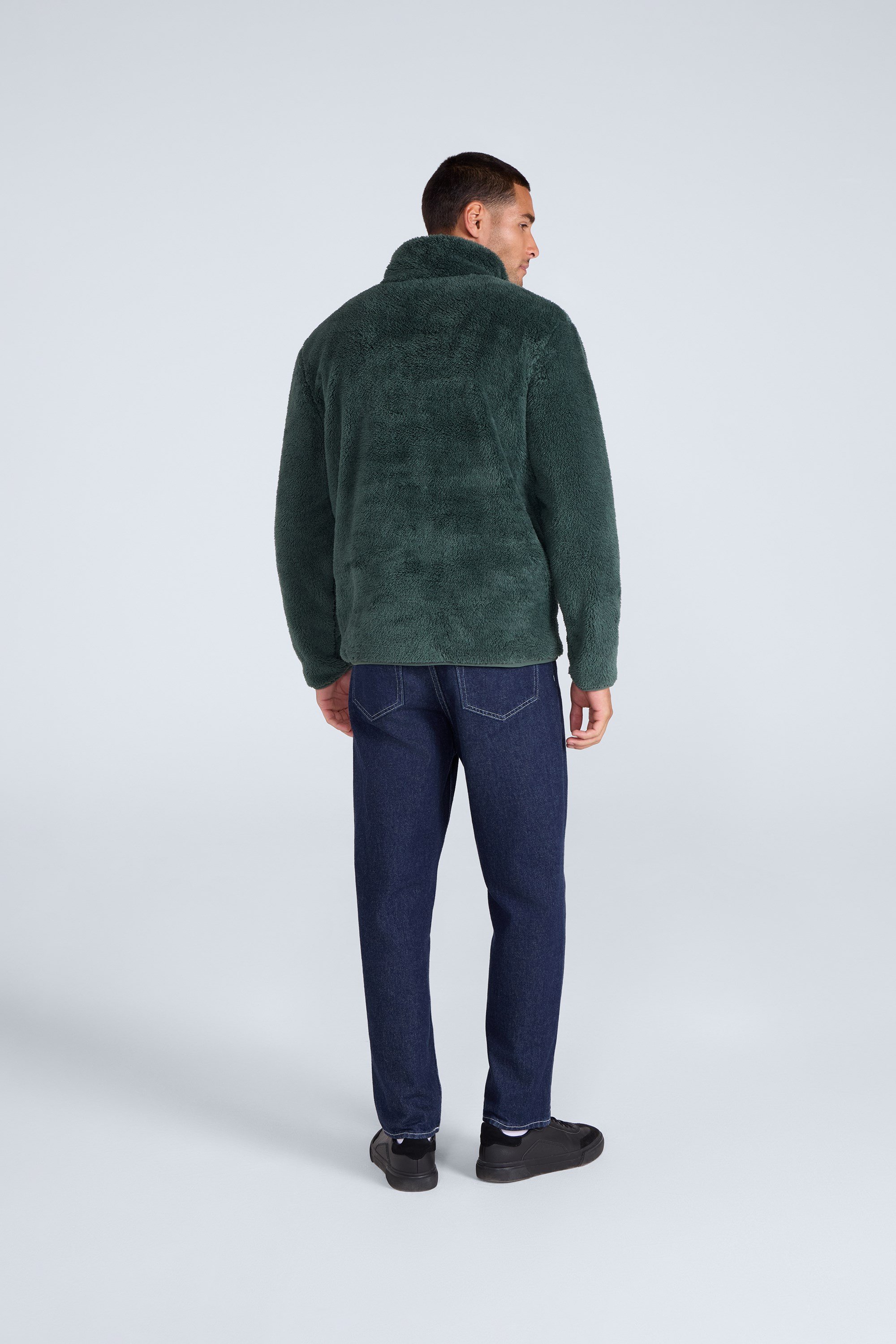 Teddy Mens Half Zip Fleece